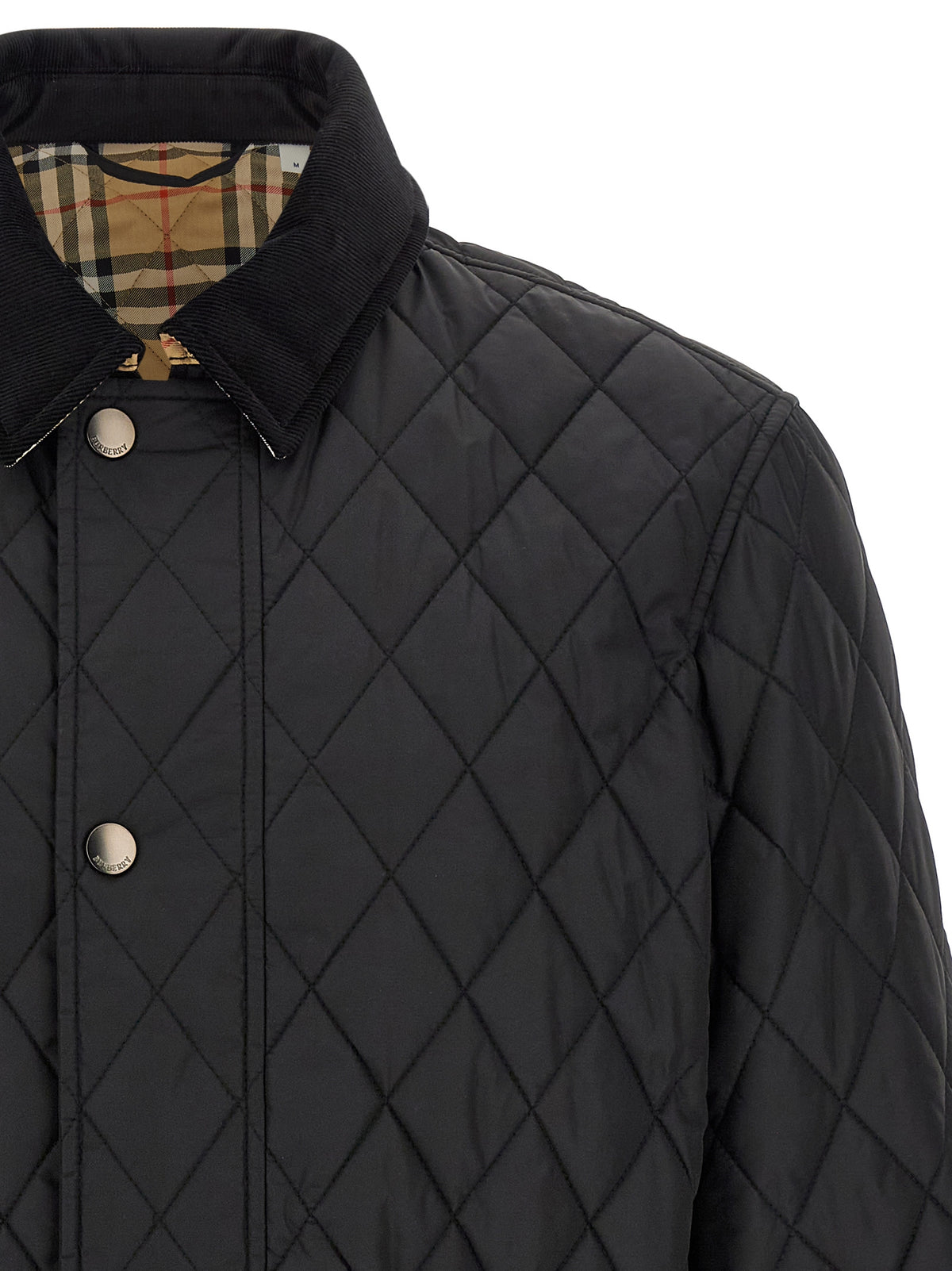 Burberry Black Polyamide Full-Length Men's Jacket