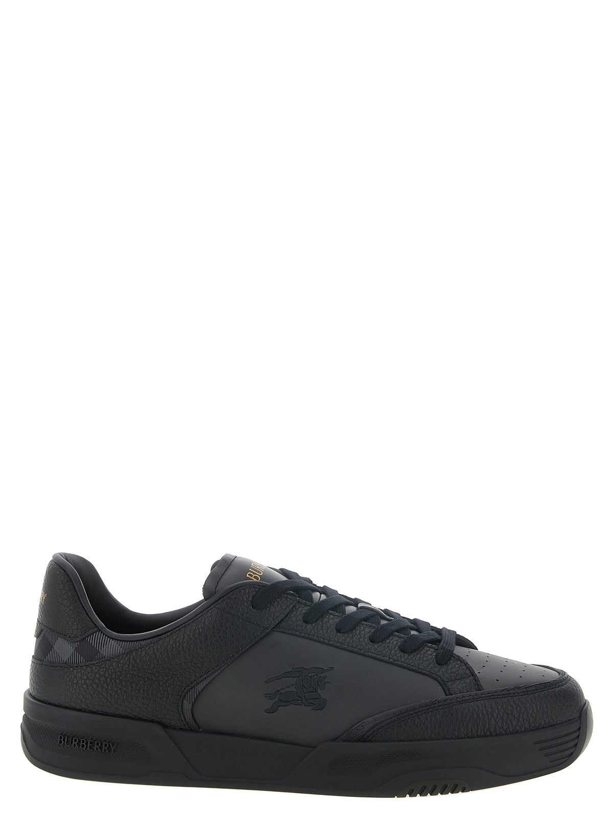 Burberry Black Leather Chunky Men's Sneakers