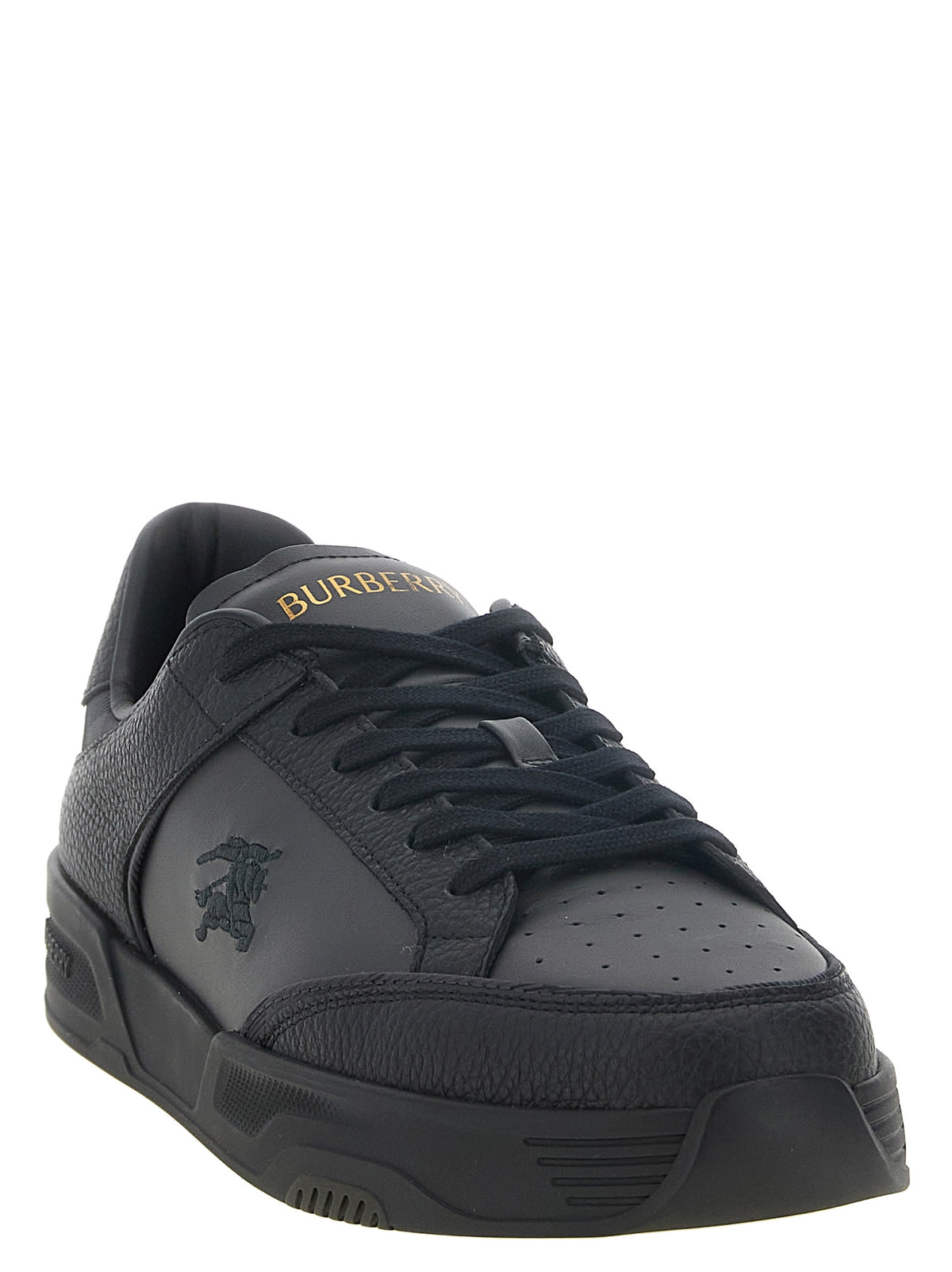 Burberry Black Leather Chunky Men's Sneakers