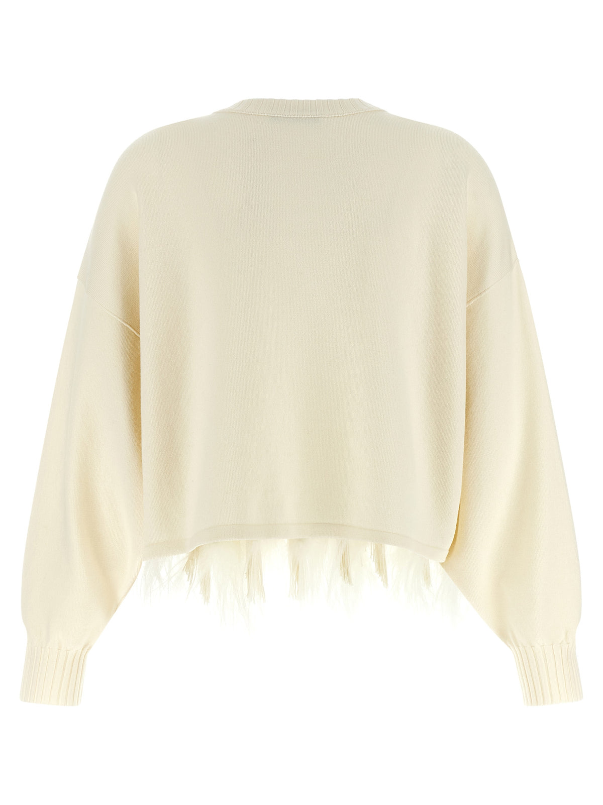 Alberta Ferretti White Virgin Wool Women's Cardigan