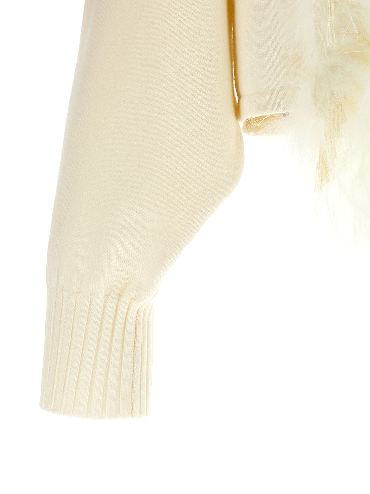Alberta Ferretti White Virgin Wool Women's Cardigan