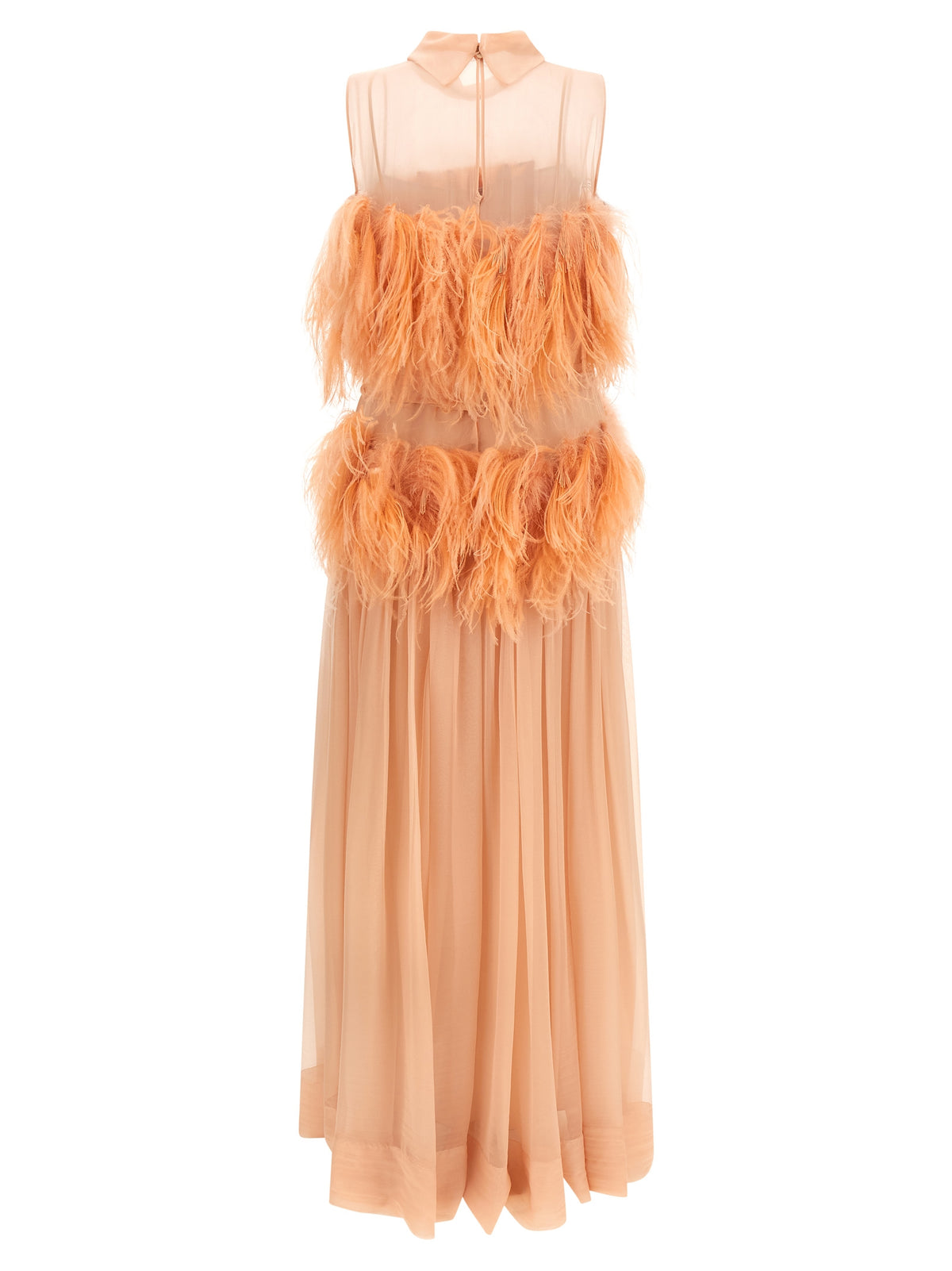 Alberta Ferretti Multicolor Silk Long Women's Dress