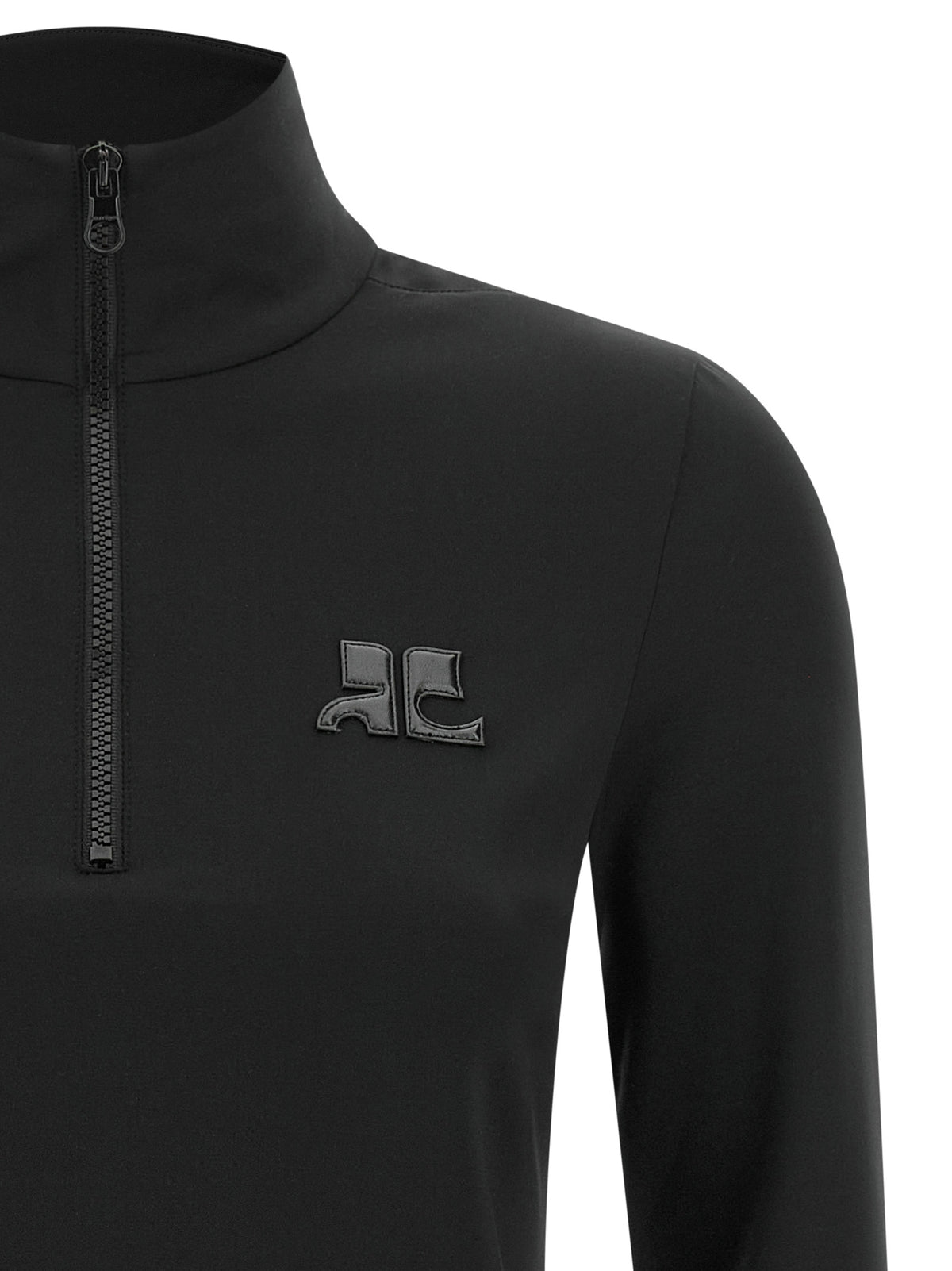 Courrèges Black Polyamide Women's Cardigan