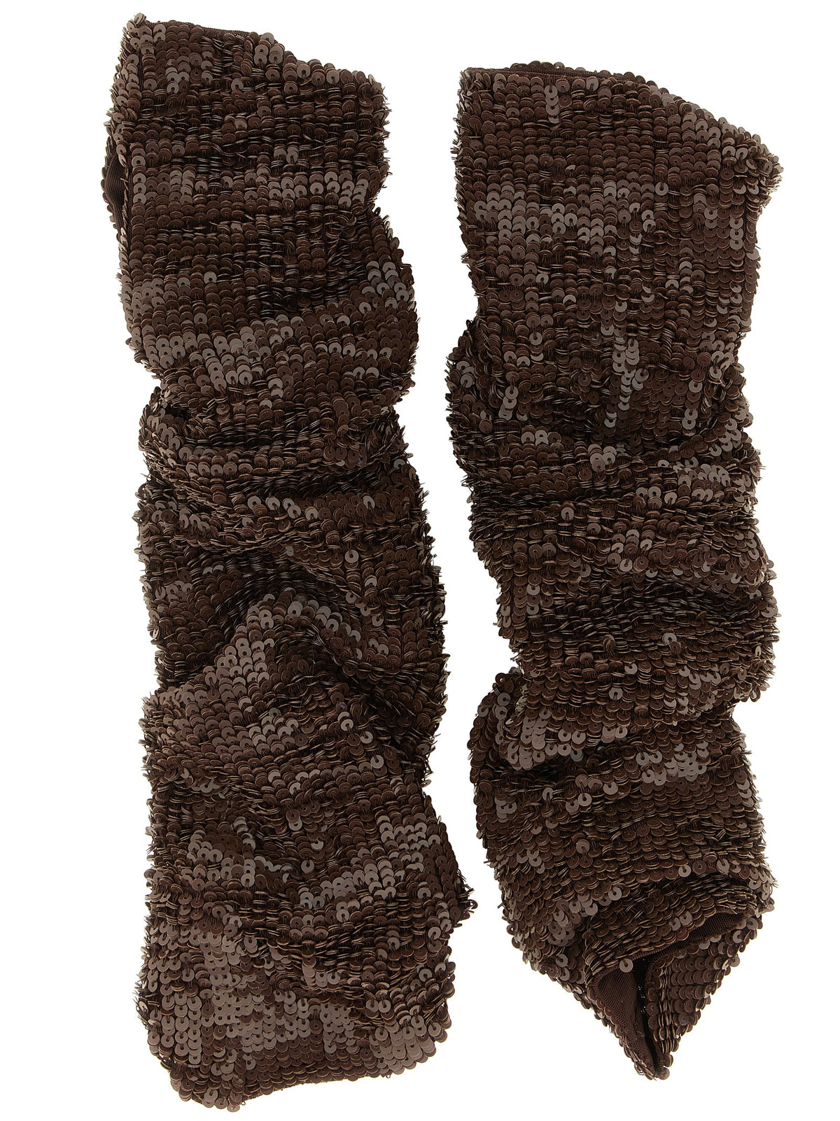 P.A.R.O.S.H. Brown Polyamide Women's Gloves