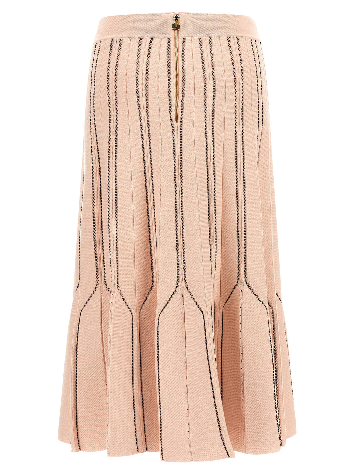Elisabetta Franchi Multicolor Viscose Midi Women's Skirt