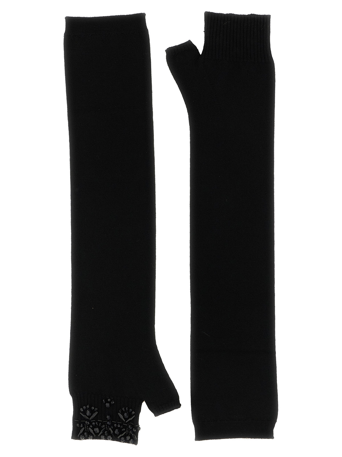 P.A.R.O.S.H. Black Wool Women's Gloves