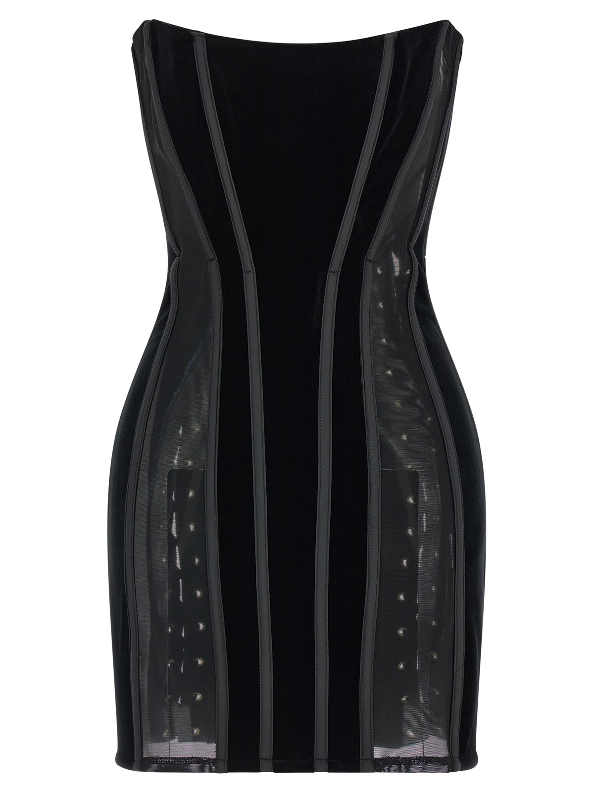 Elisabetta Franchi Black Polyester Short Women's Dress
