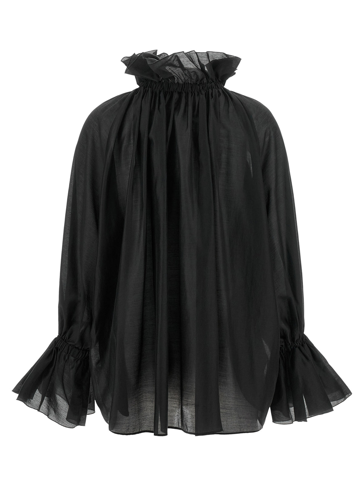 THELATEST Black Lyocell Women's Blouse