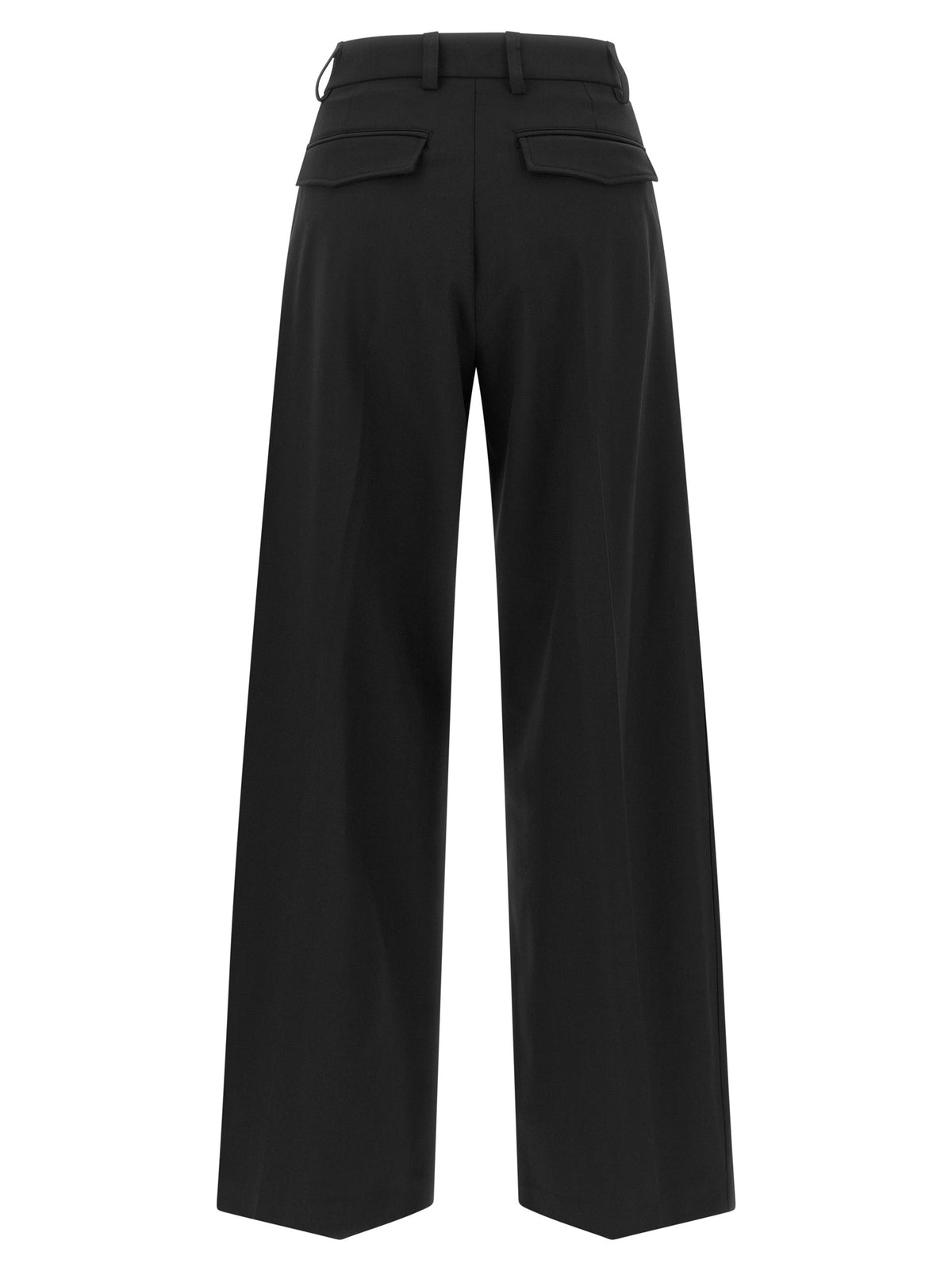 THELATEST Black Polyester Dress Women's Pants