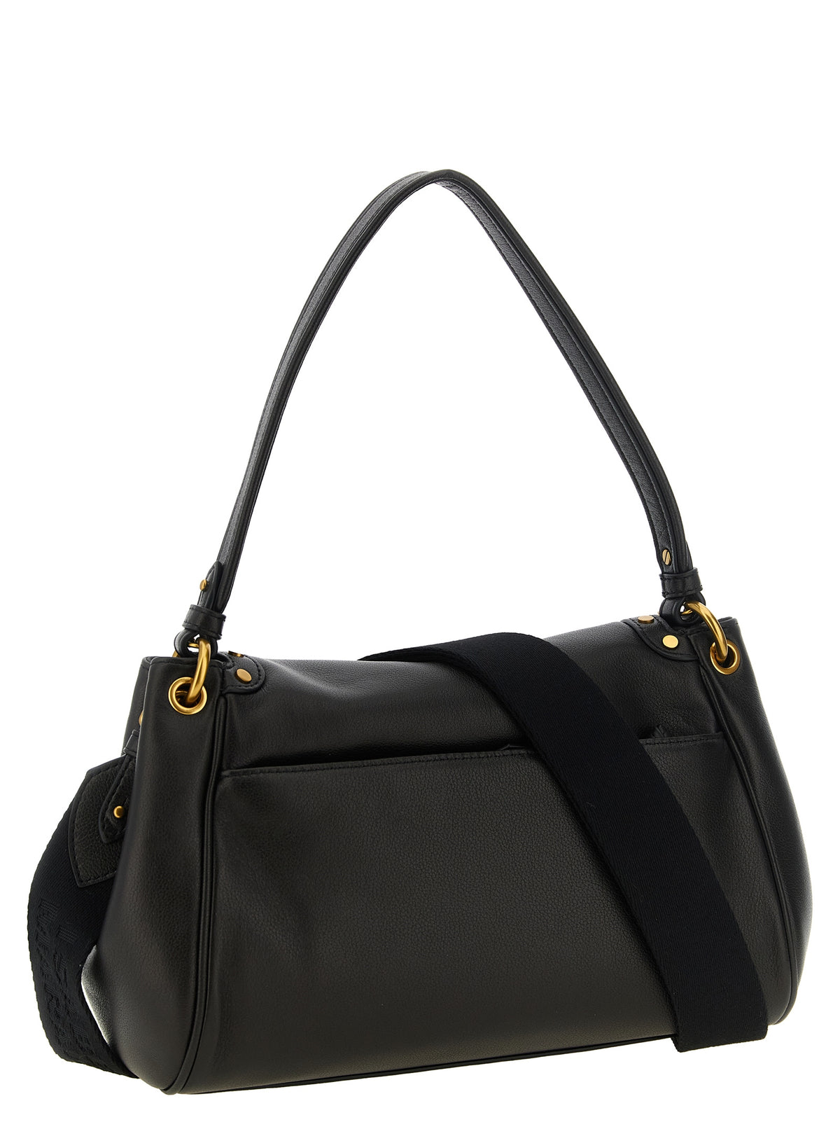Isabel Marant Black Lamb Leather Shoulder Women's Bag