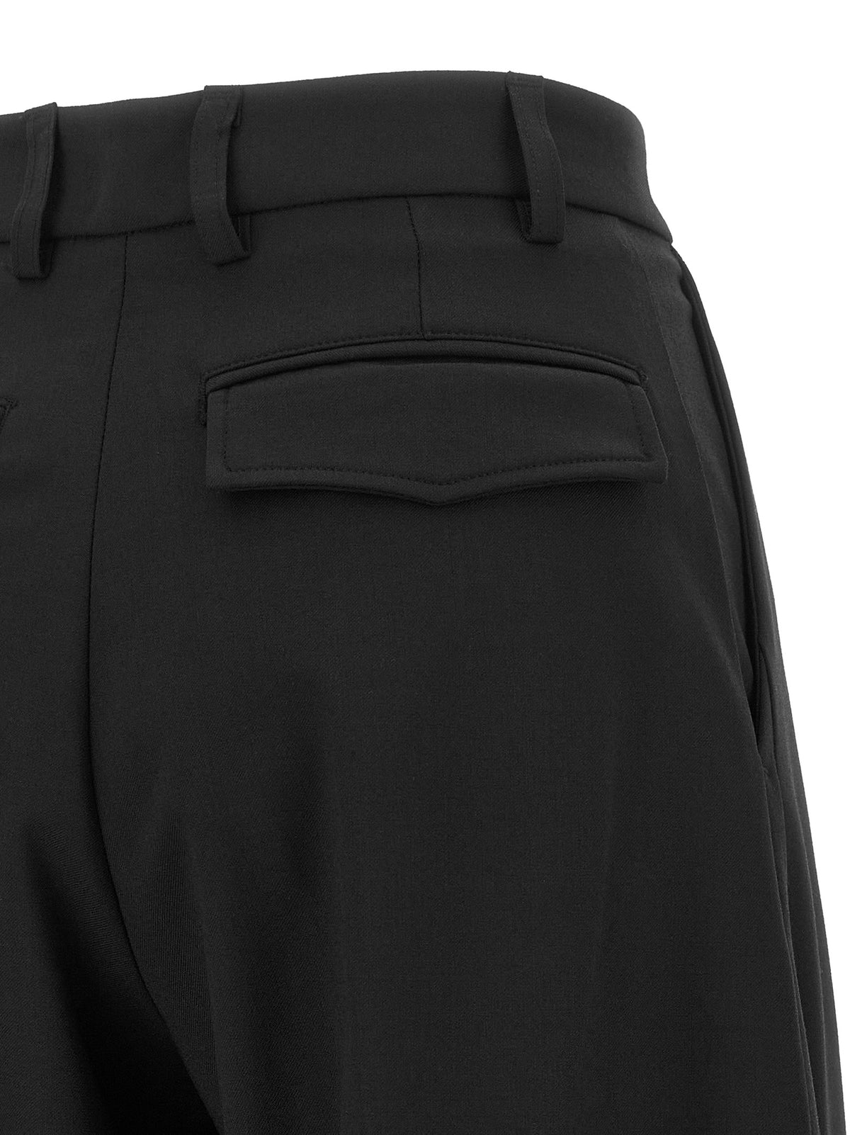 THELATEST Black Polyester Dress Women's Pants