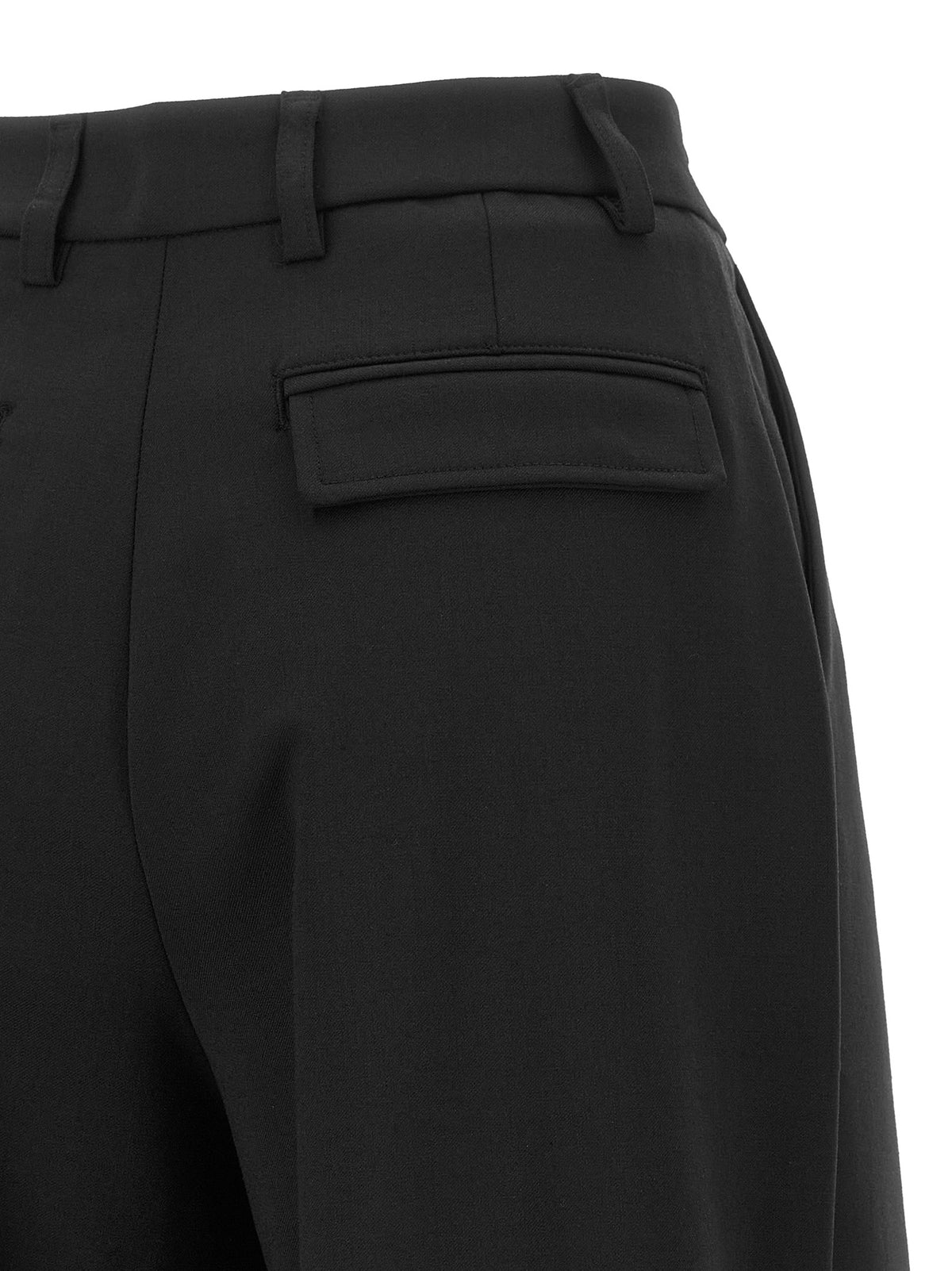 THELATEST Black Polyester Dress Women's Pants