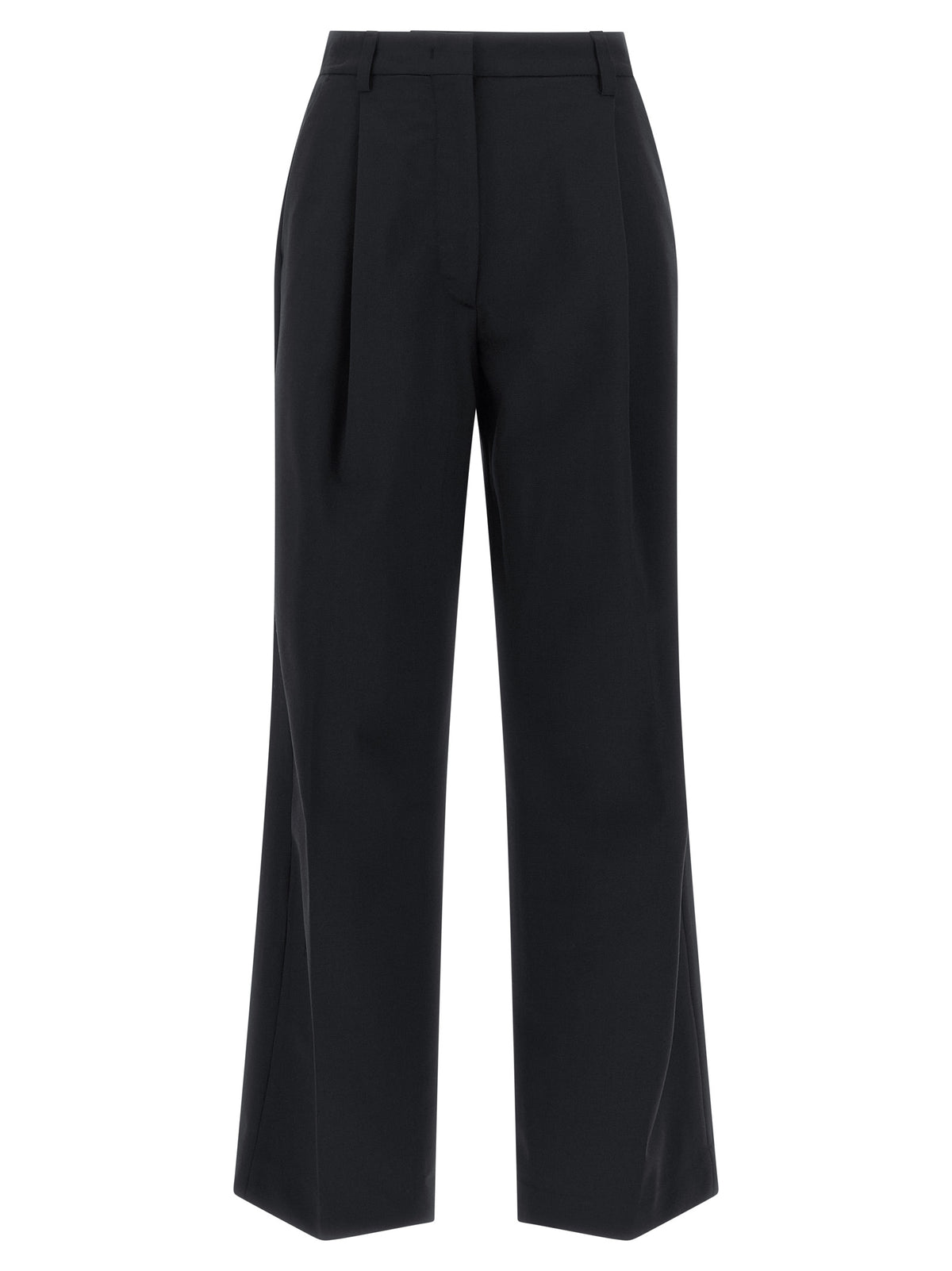 THELATEST Blue Polyester Casual Women's Pants