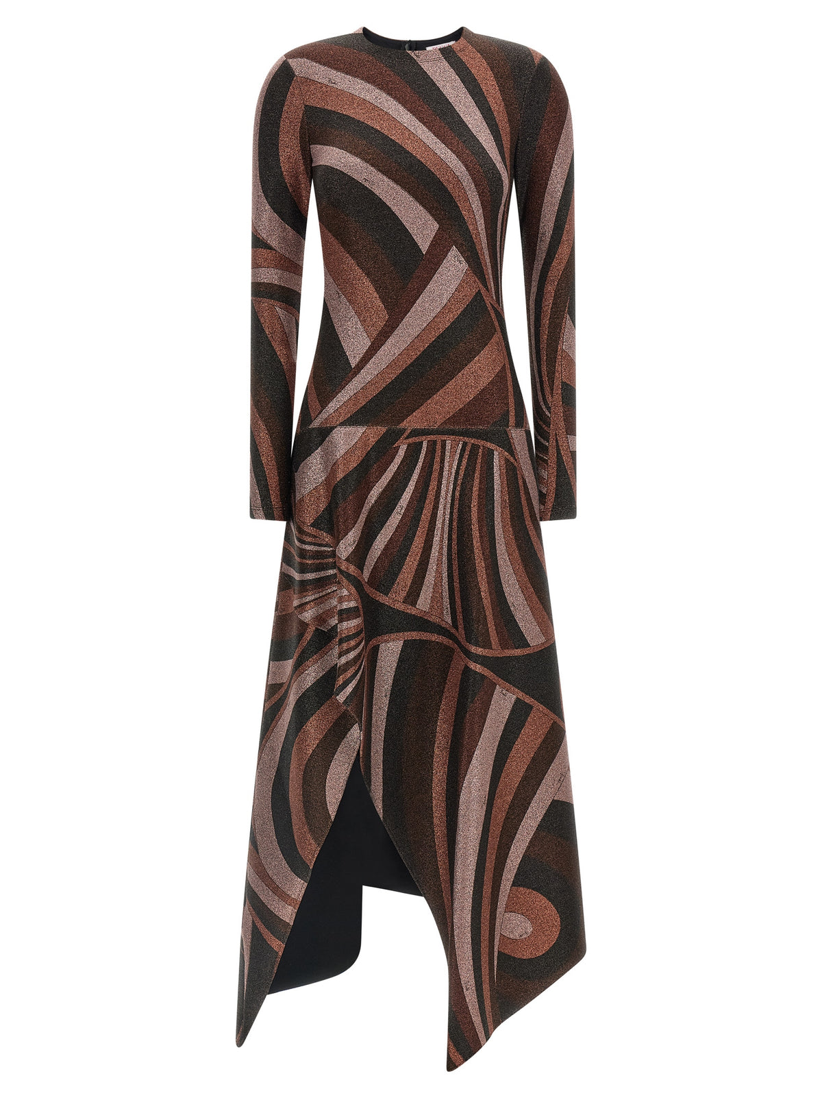 Emilio Pucci Bordeaux Polyamide Midi Women's Dress