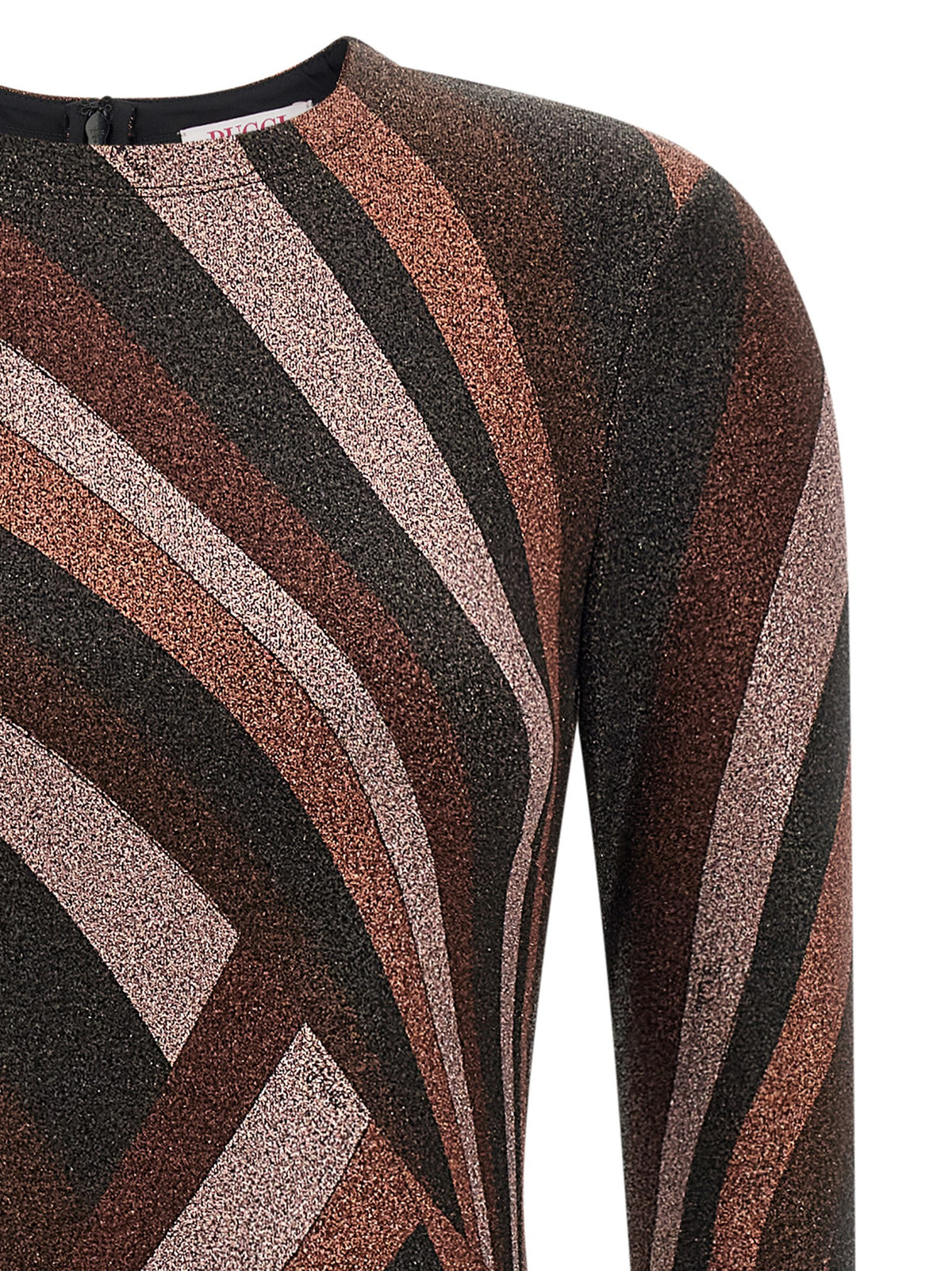Emilio Pucci Bordeaux Polyamide Midi Women's Dress