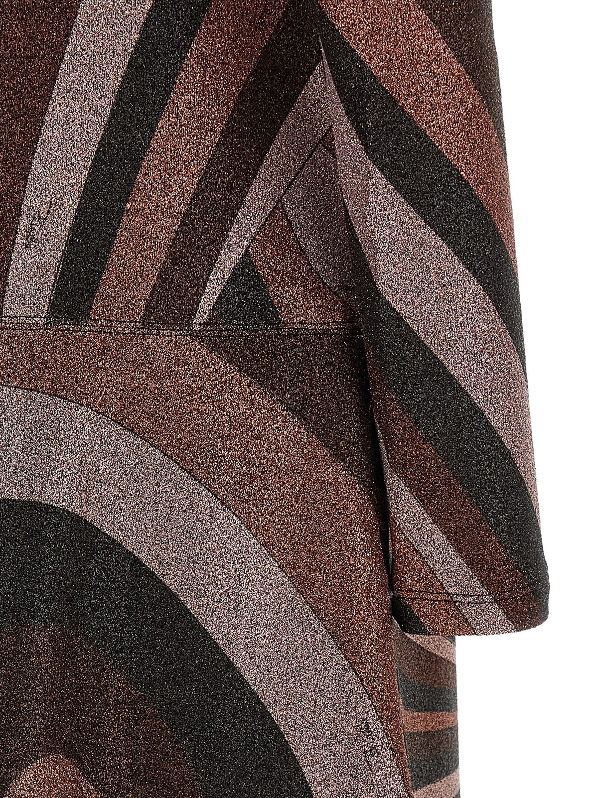Emilio Pucci Bordeaux Polyamide Midi Women's Dress