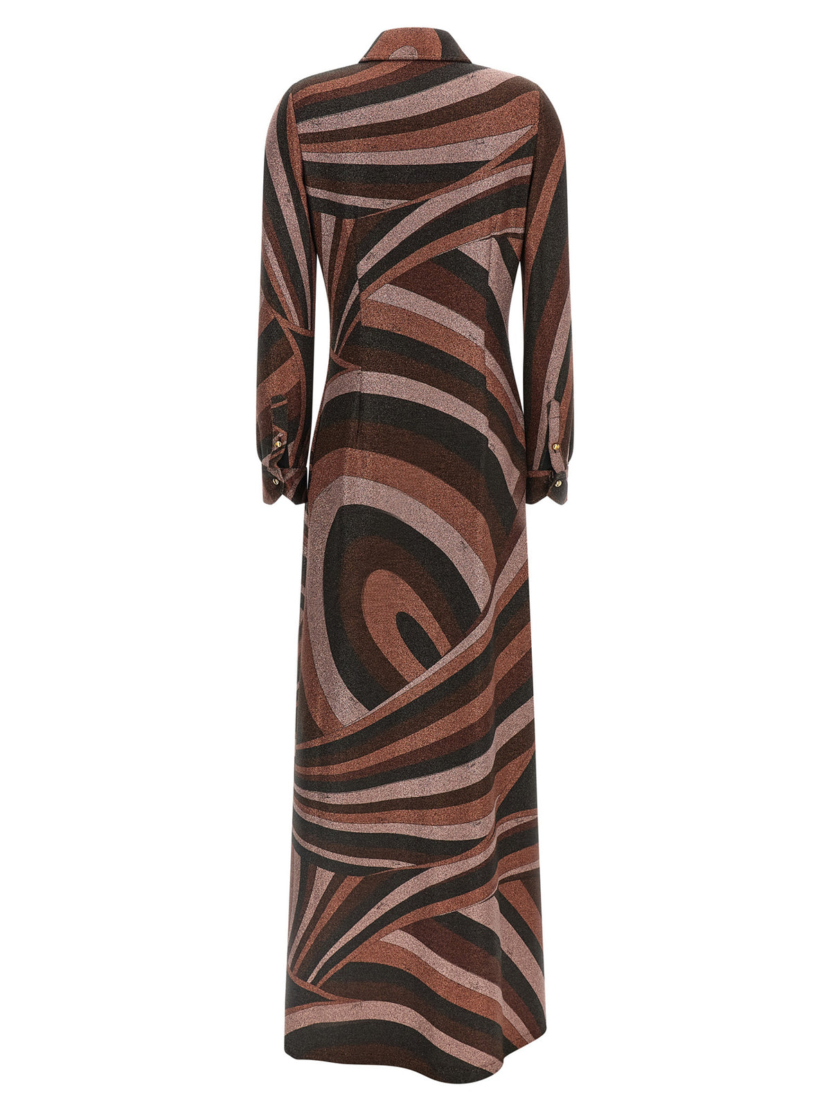 Emilio Pucci Bordeaux Polyamide Long Women's Dress