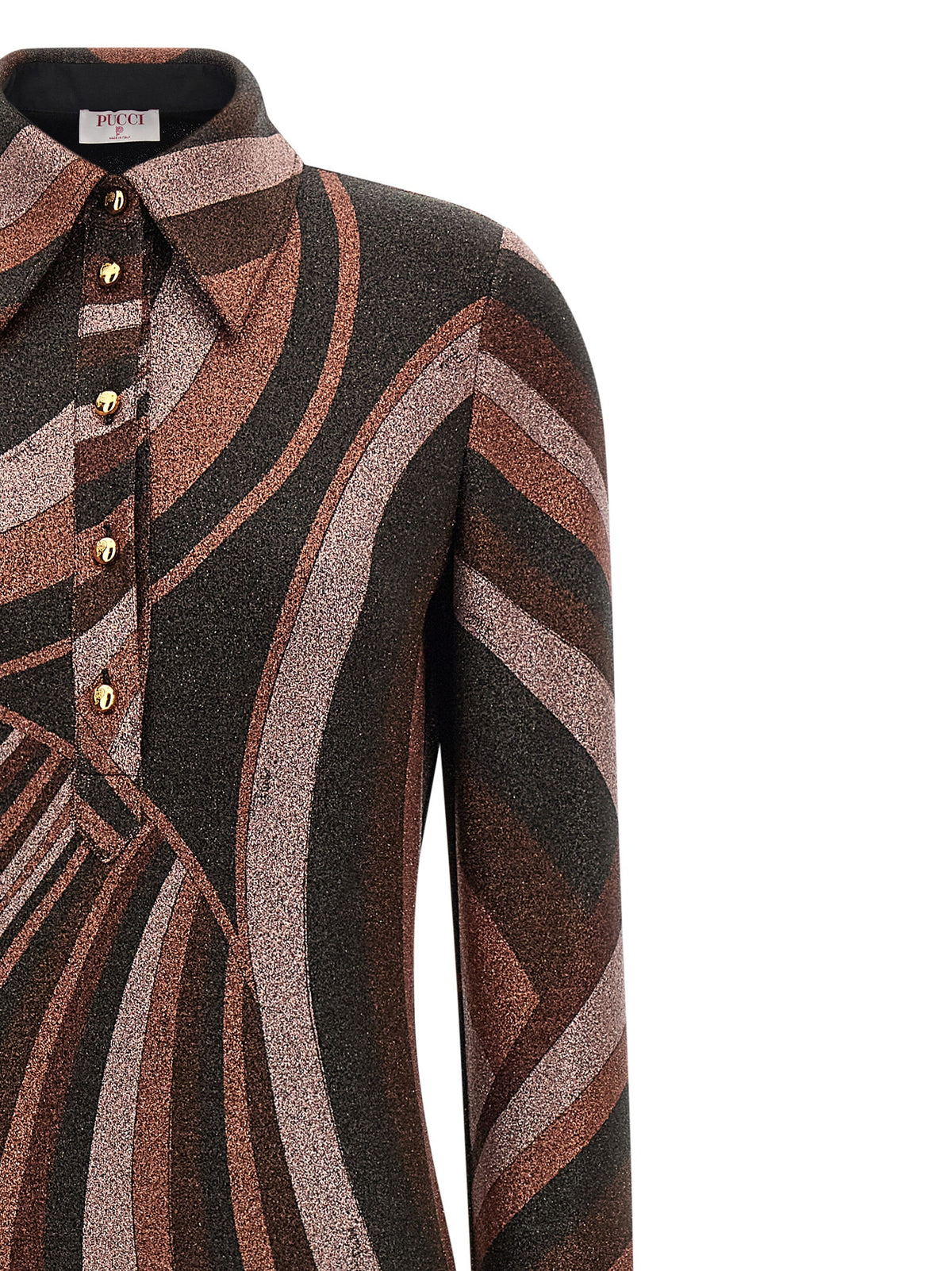 Emilio Pucci Bordeaux Polyamide Long Women's Dress