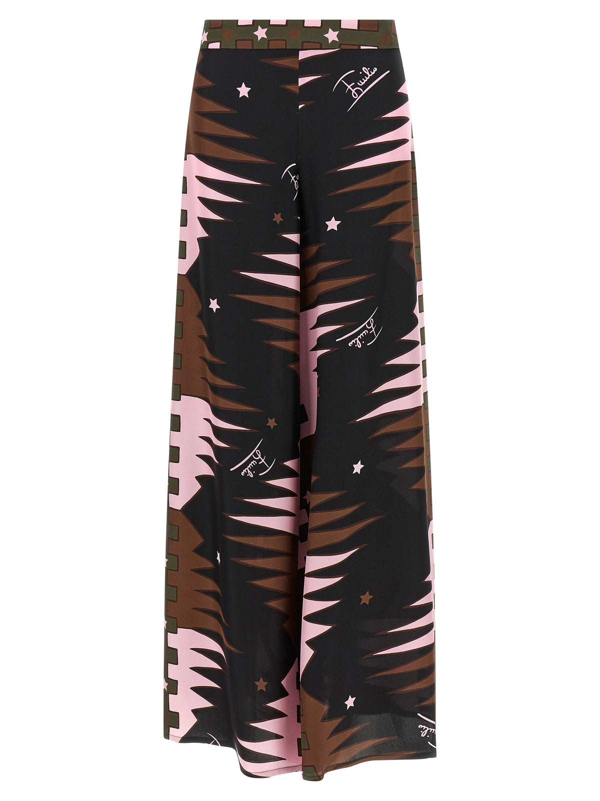 Emilio Pucci Multicolor Silk Casual Women's Pants