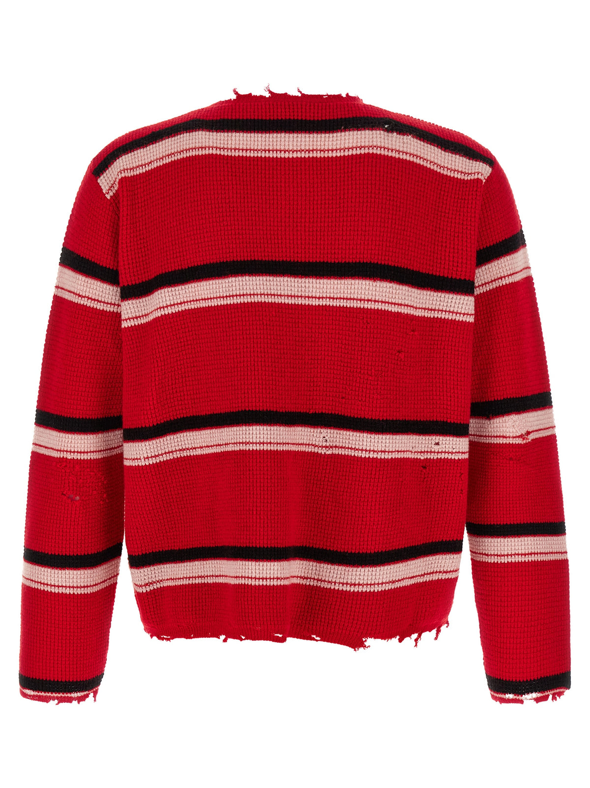 SECOND/LAYER Red Wool Men's Cardigan