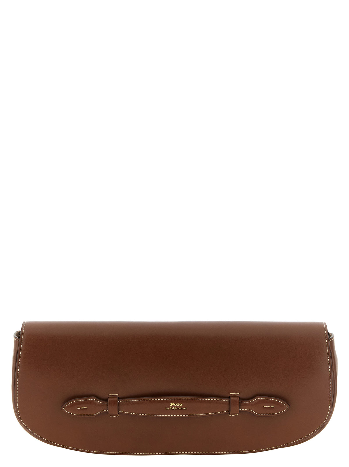 Polo Ralph Lauren Brown Cowhide Clutch Women's Bag