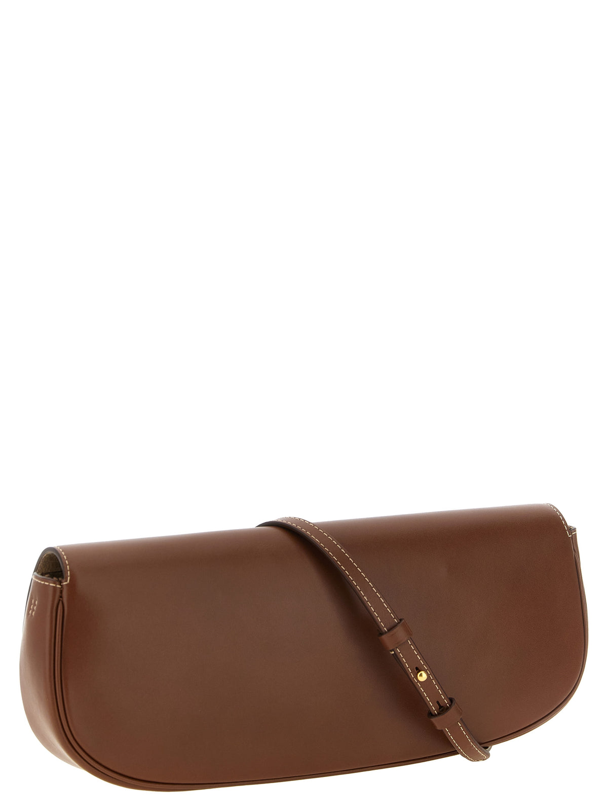 Polo Ralph Lauren Brown Cowhide Clutch Women's Bag