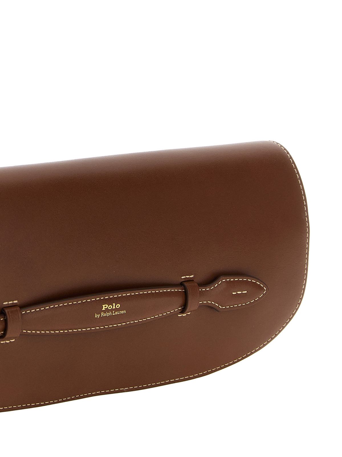 Polo Ralph Lauren Brown Cowhide Clutch Women's Bag