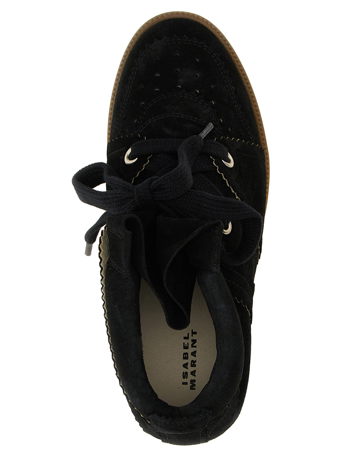 Isabel Marant Black Cowhide Wedge Women's Sandals