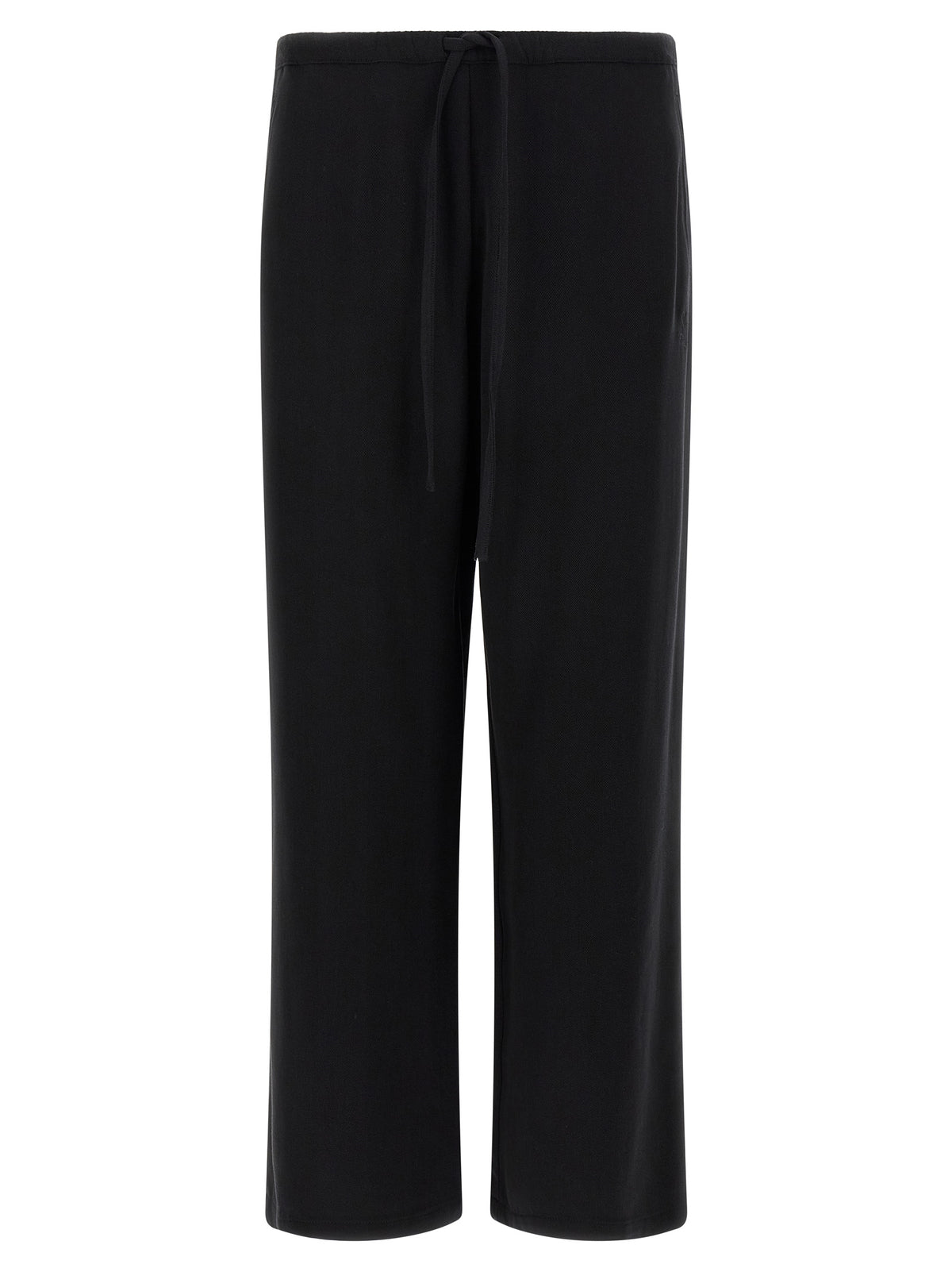 SECOND/LAYER Black Cotton-Like Casual Men's Pants