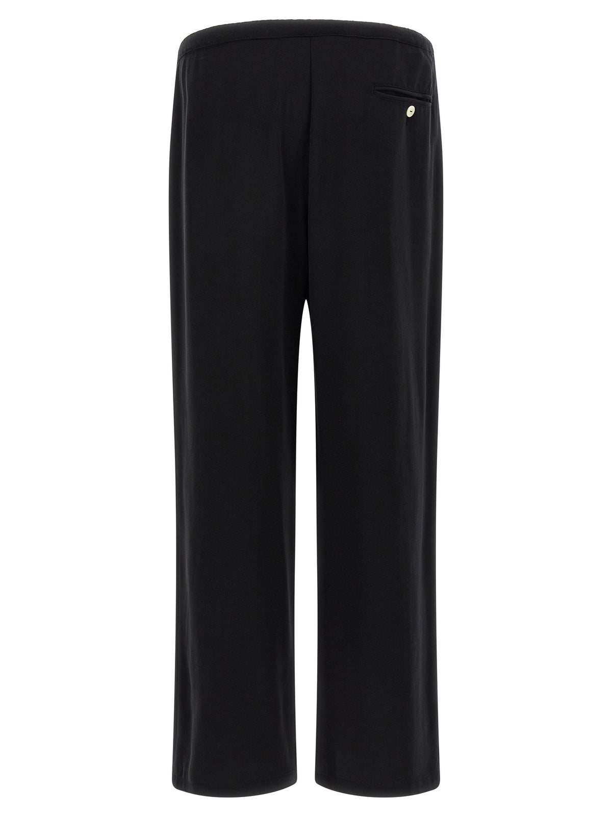 SECOND/LAYER Black Cotton-Like Casual Men's Pants