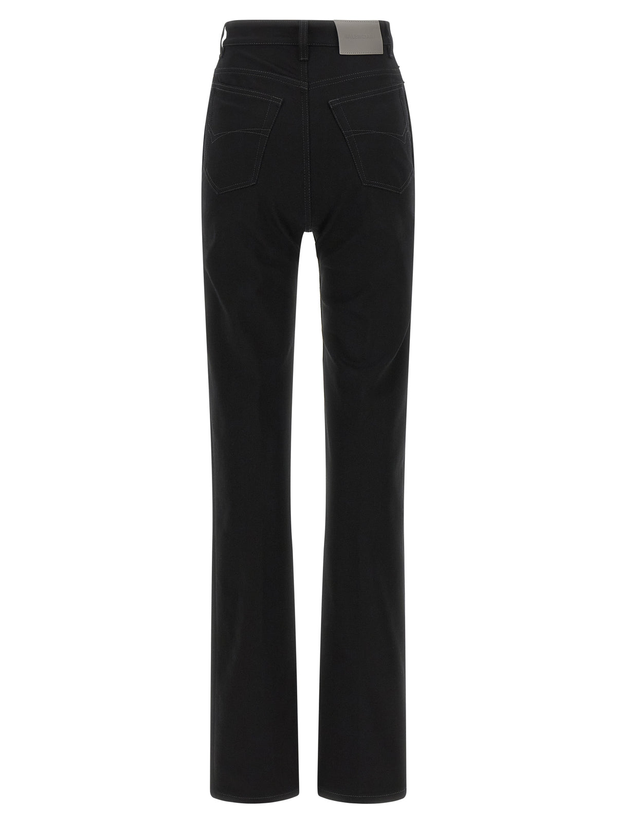 Balenciaga Black Elastane High-Waisted Women's Jean
