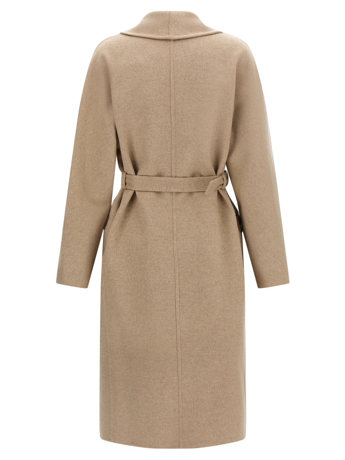 Ferragamo Beige Virgin Wool Women's Coat