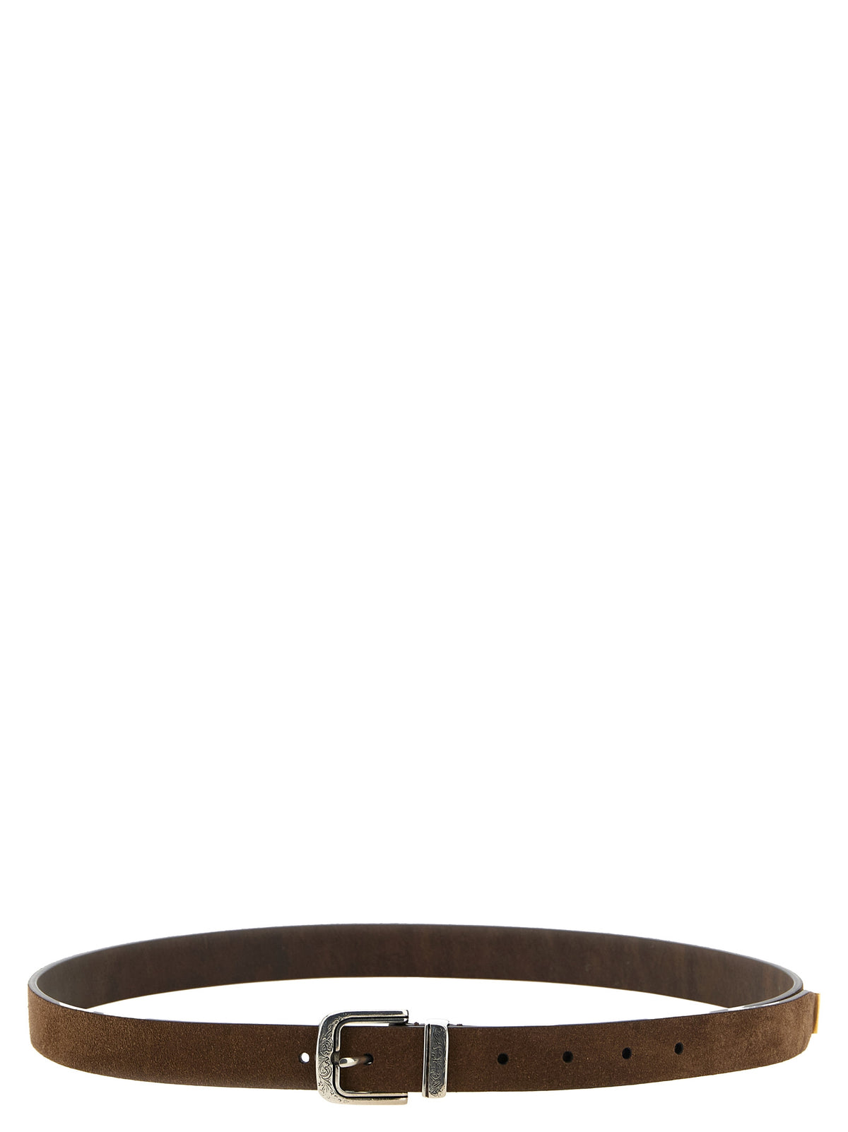 Brunello Cucinelli Brown Bull Skin Men's Belt