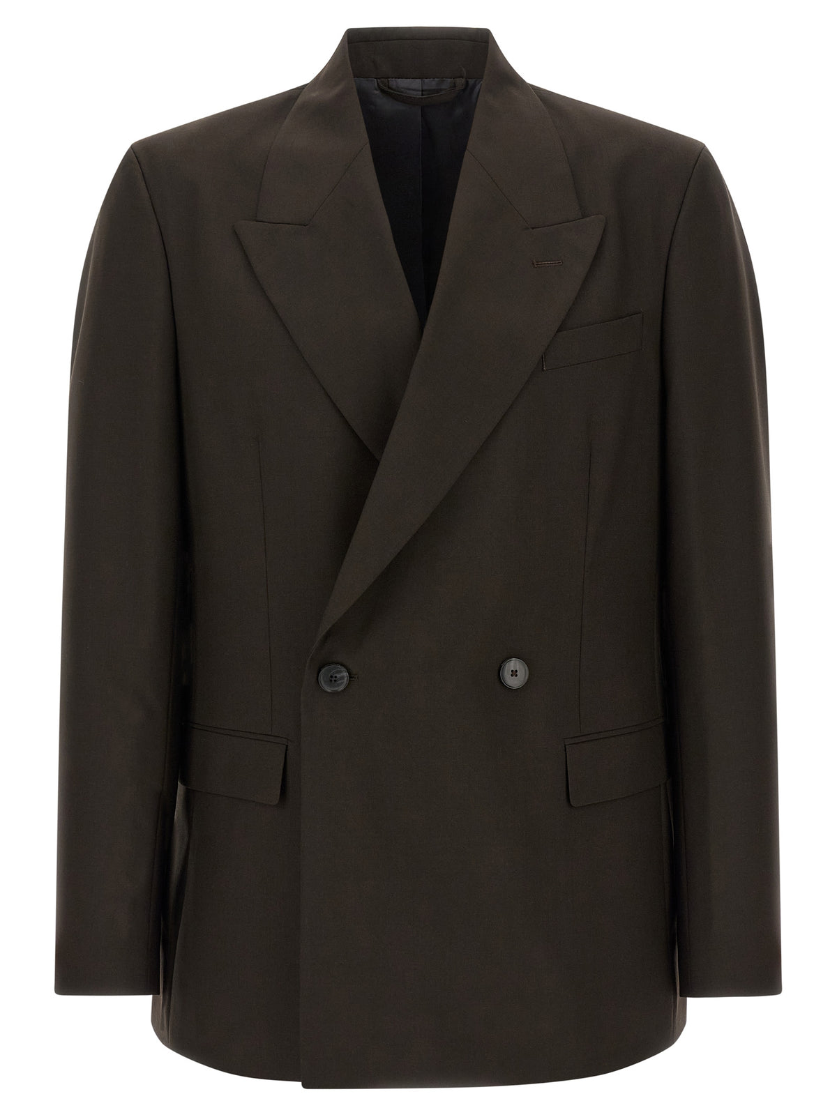 MFPEN Brown Virgin Wool Men's Blazer