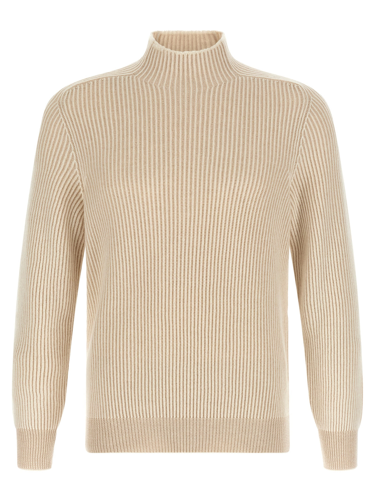 Brunello Cucinelli Beige Cashmere Men's Cardigan