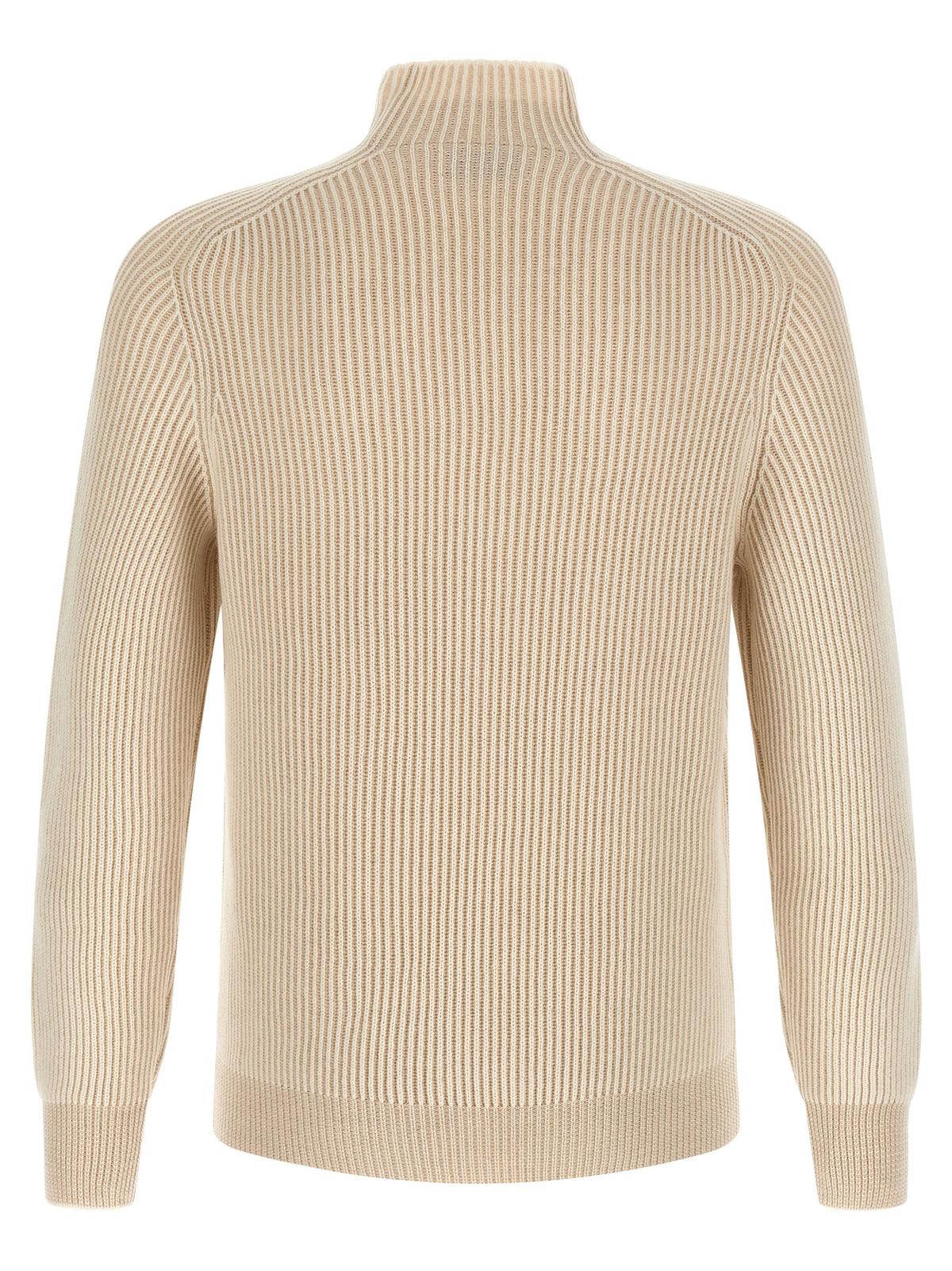 Brunello Cucinelli Beige Cashmere Men's Cardigan