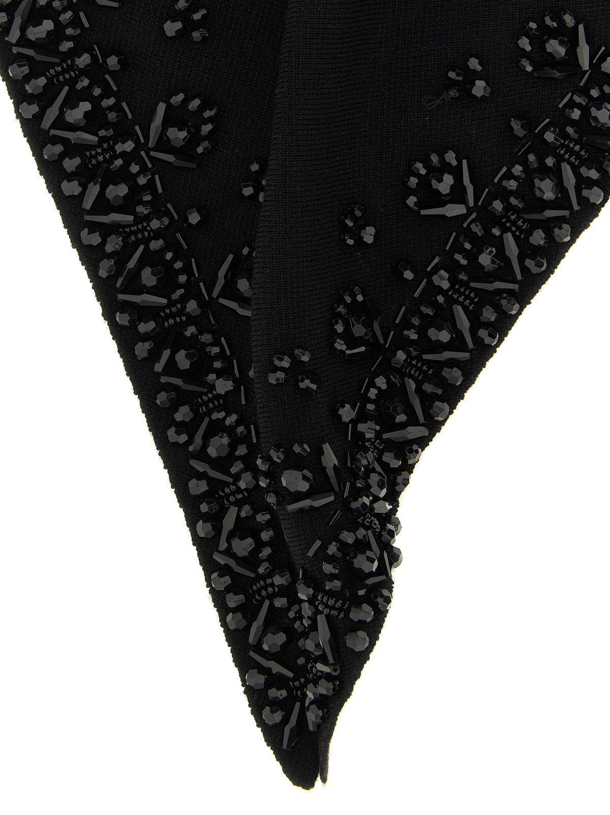 P.A.R.O.S.H. Black Wool Women's Foulard