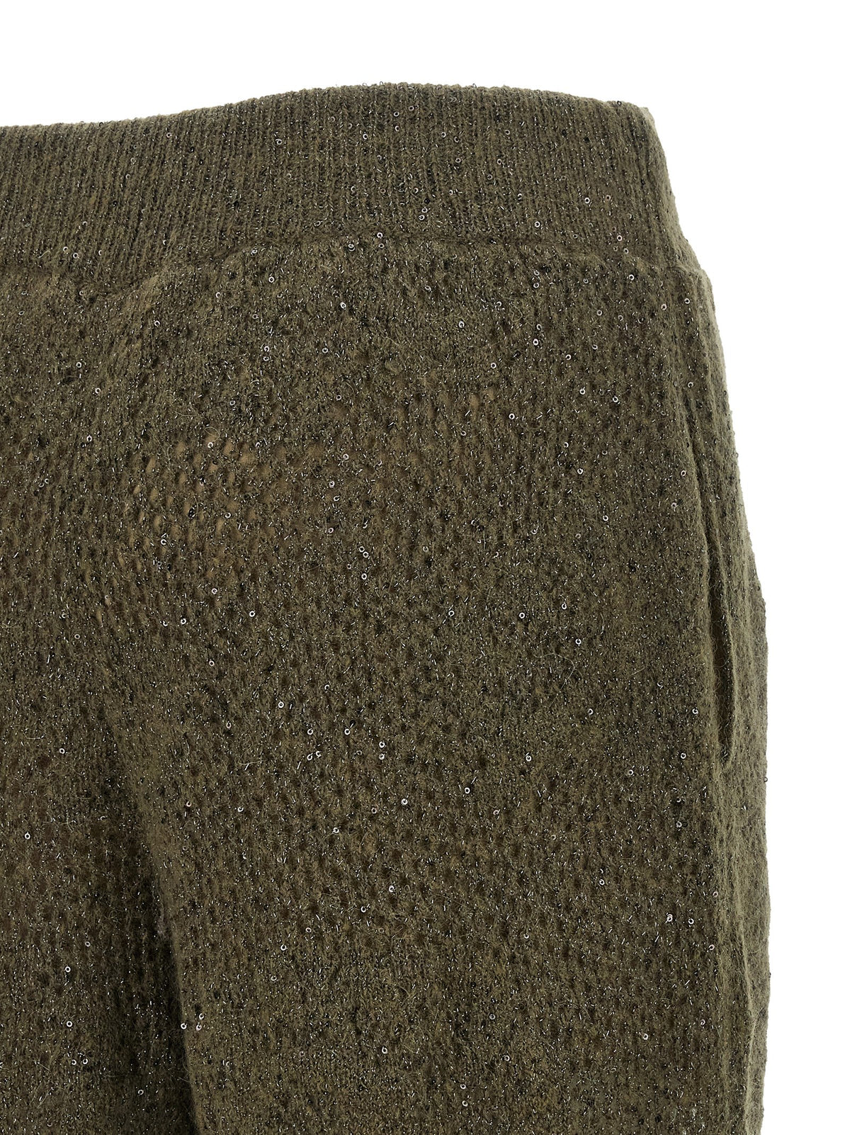 Brunello Cucinelli Bicolor Nylon Casual Women's Pants
