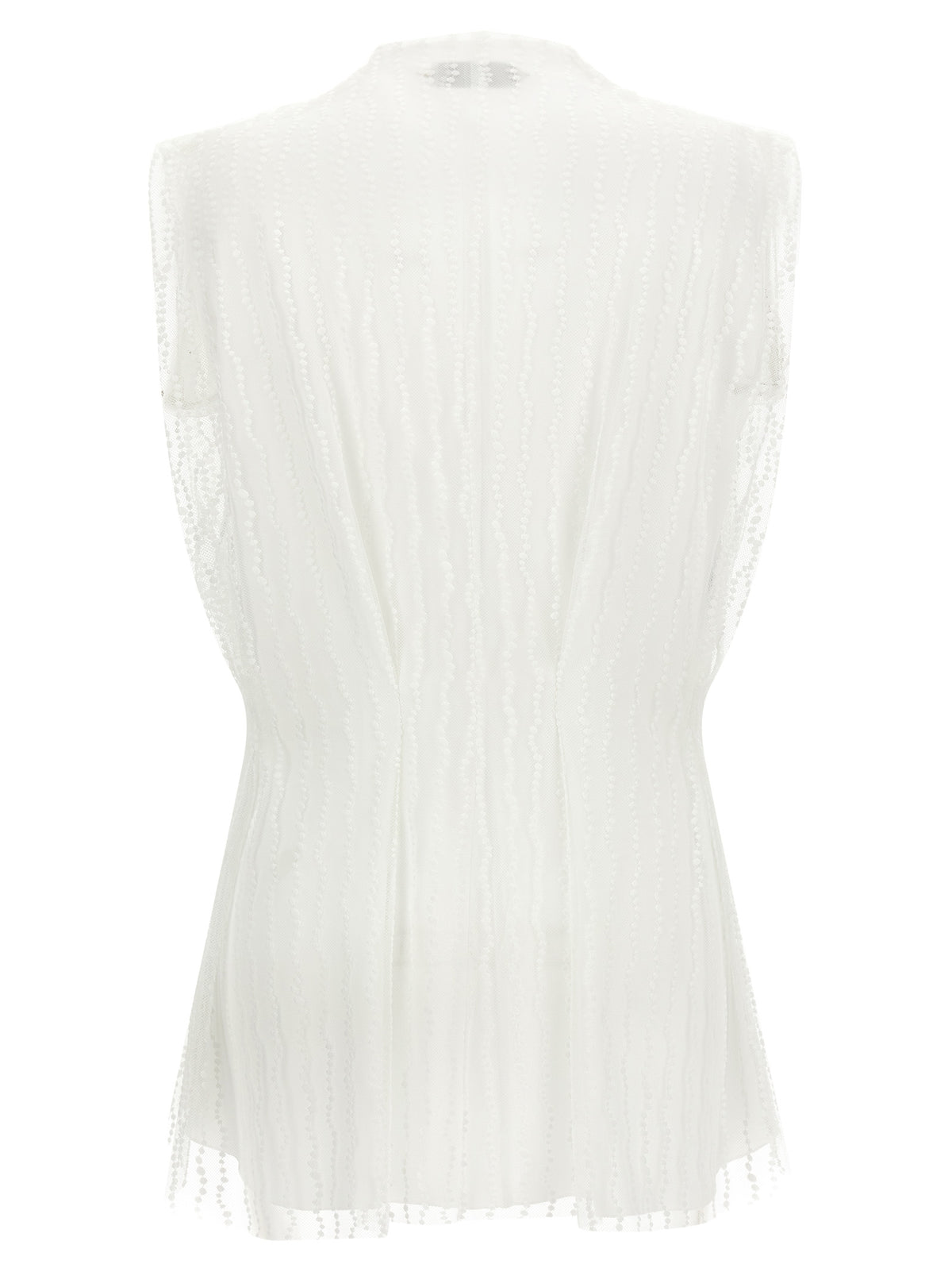 Alberta Ferretti White Polyester Sleeveles Women's T-Shirt