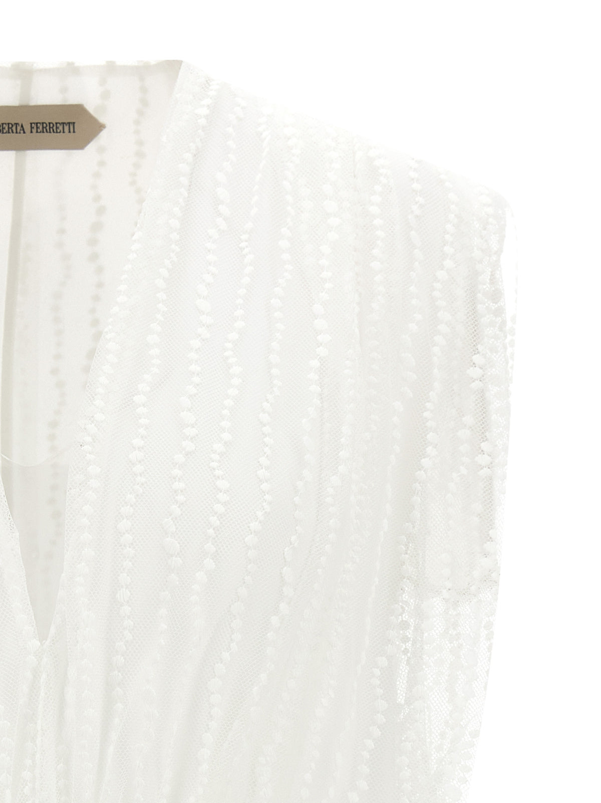 Alberta Ferretti White Polyester Sleeveles Women's T-Shirt