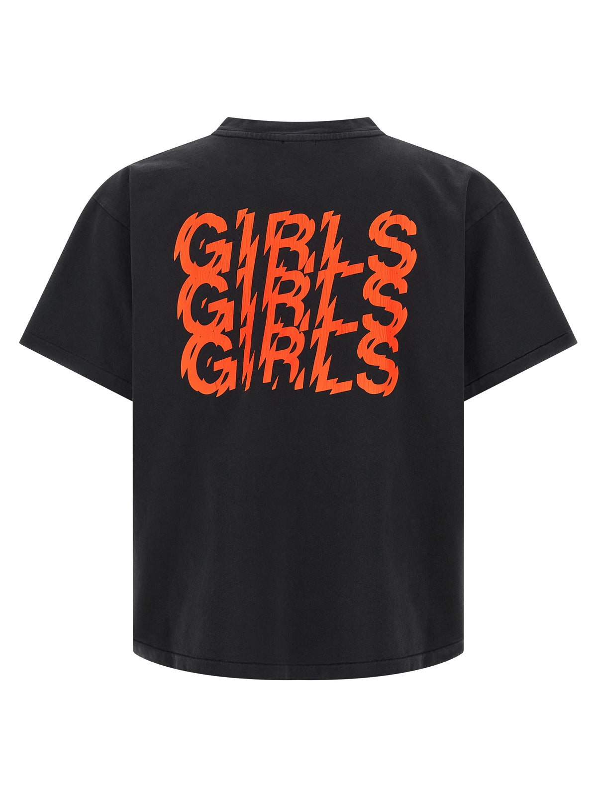 SECOND/LAYER Black Cotton Men's T-Shirt