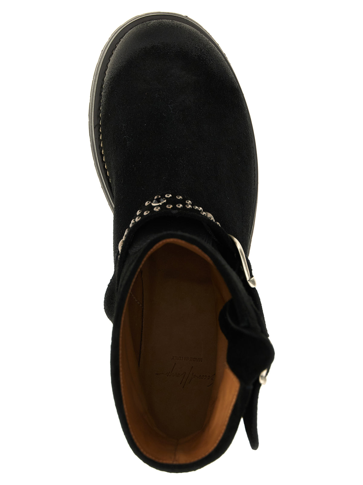 SECOND/LAYER Black Calfskin Ankle Men's Boots