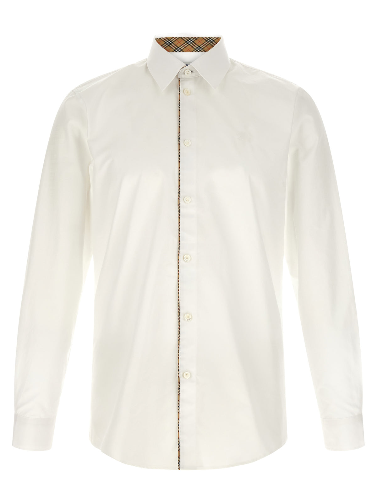 Burberry White Cotton Men's Blouse