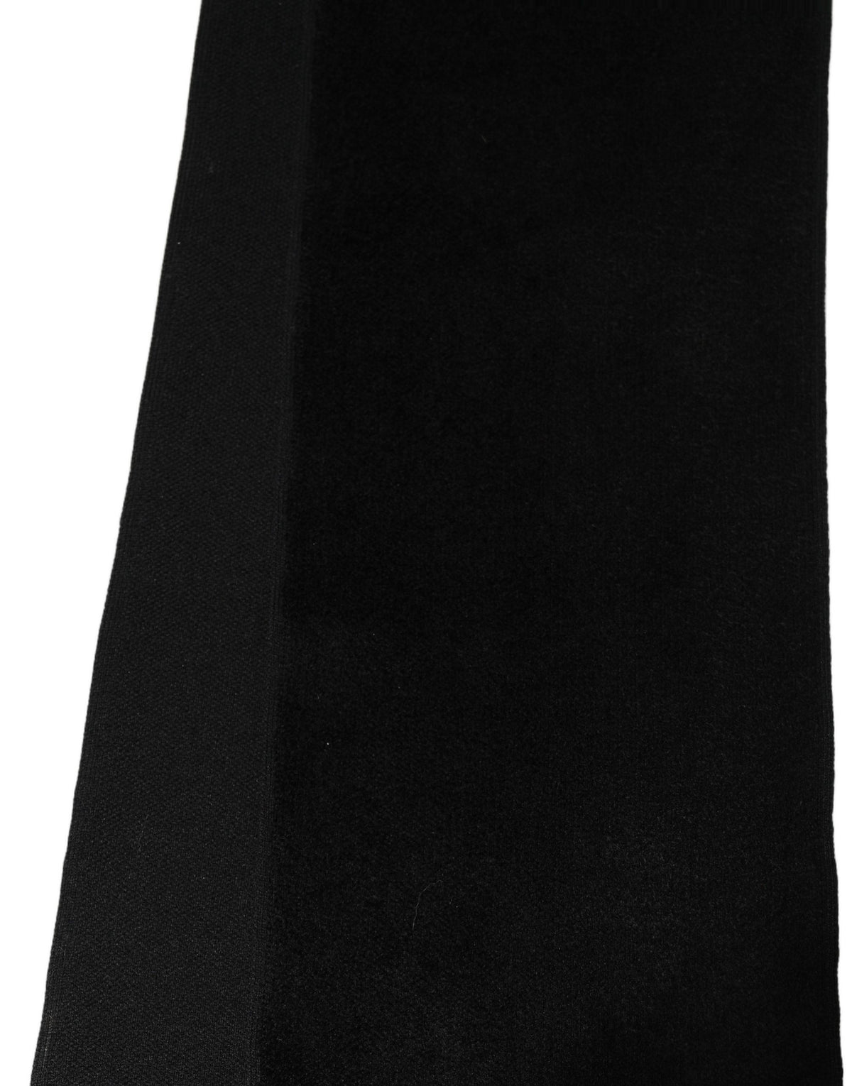 Dolce & Gabbana Black Cashmere Knitted Ribbed Shawl Women's Scarf (Pre-Owned)