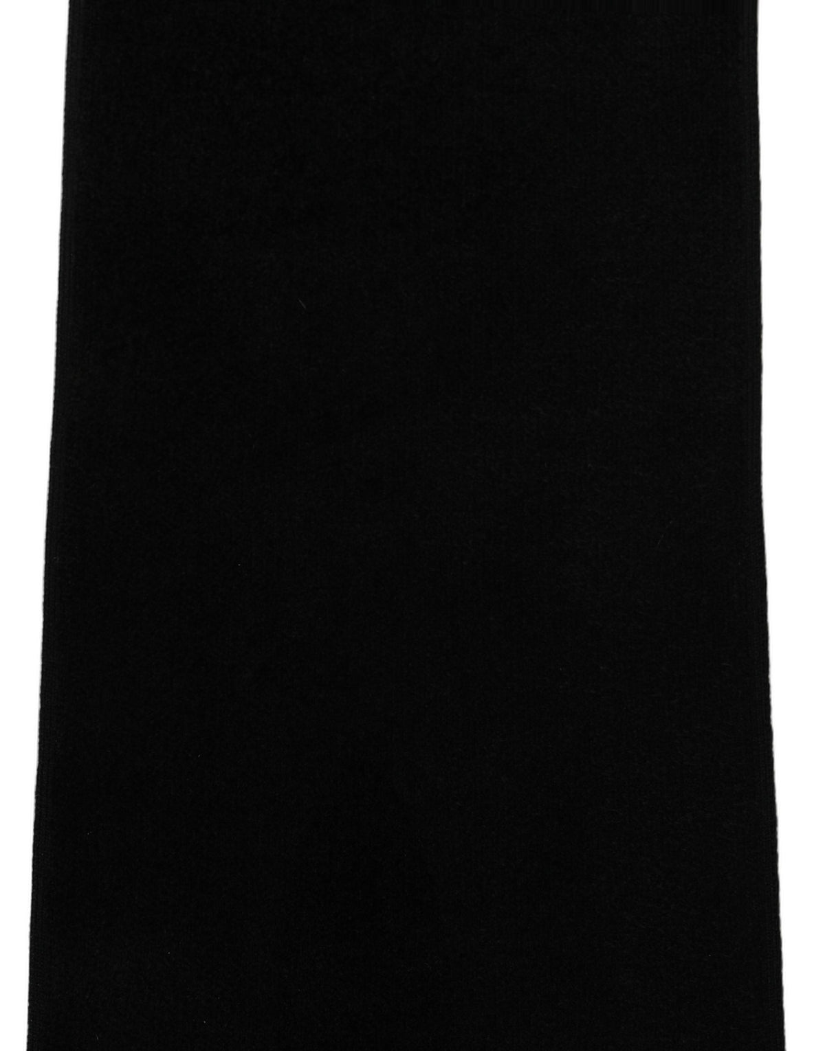 Dolce & Gabbana Black Cashmere Knitted Ribbed Shawl Women's Scarf (Pre-Owned)