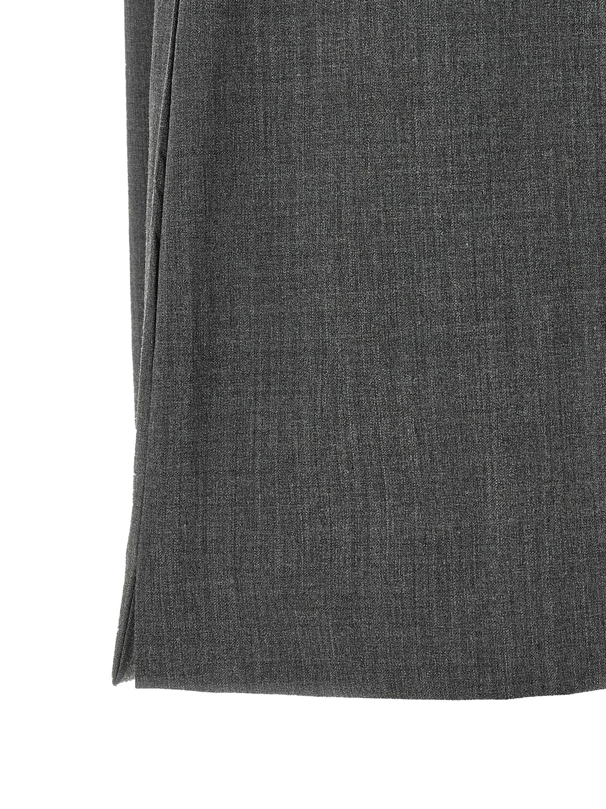 THELATEST Gray Polyester Bermuda Women's Shorts
