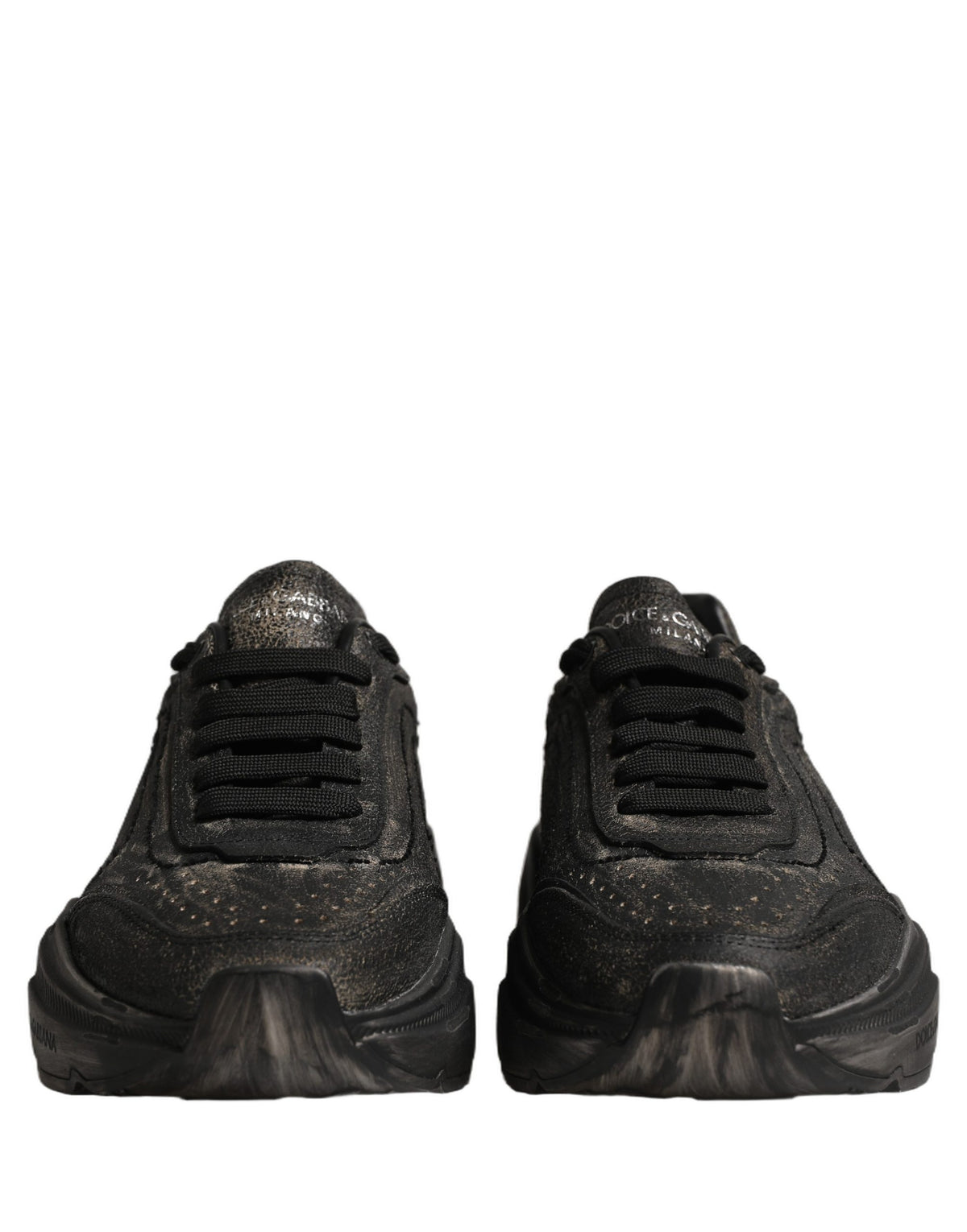 Dolce & Gabbana Black Daymaster Low Top Sneakers Women's Shoes