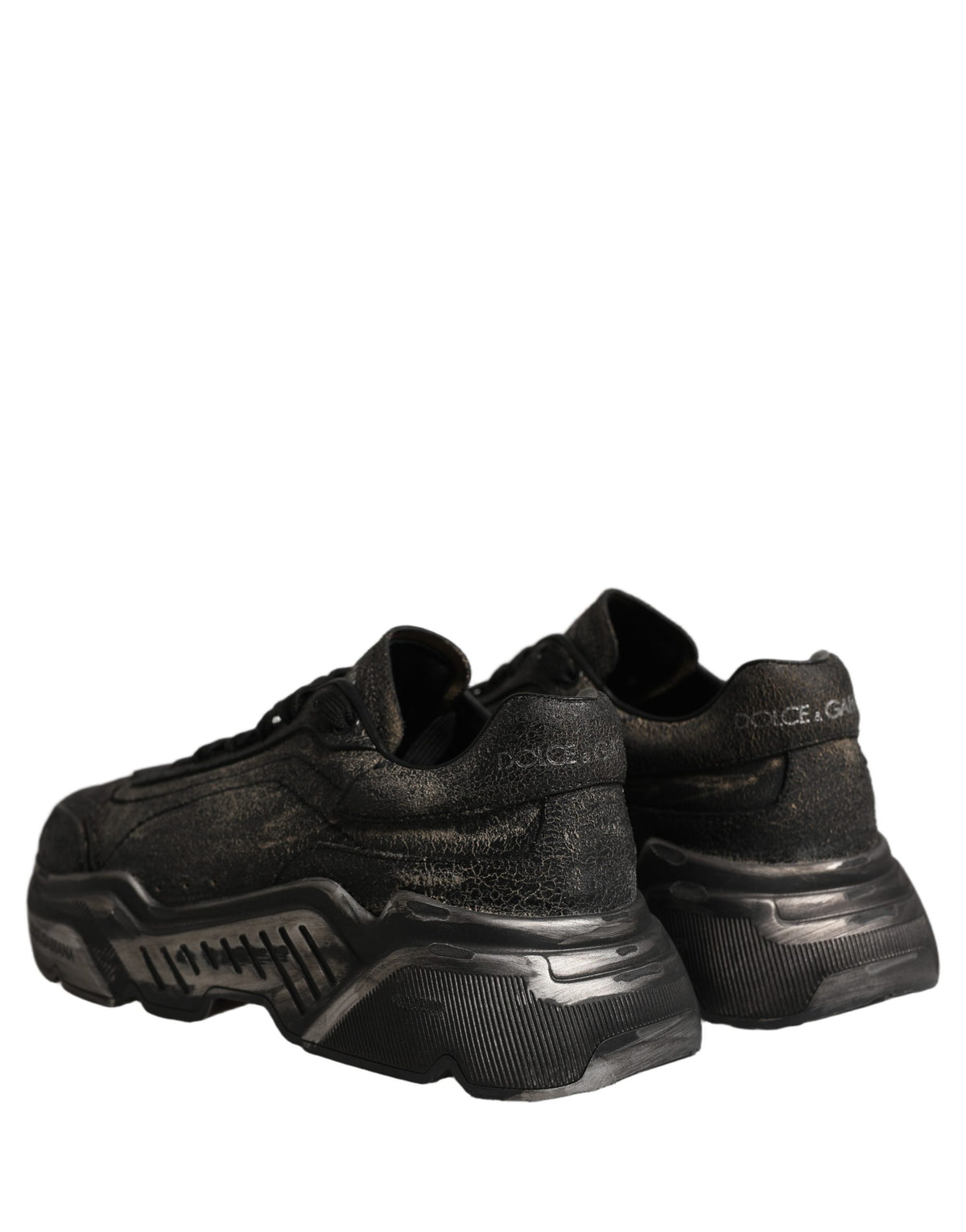 Dolce & Gabbana Black Daymaster Low Top Sneakers Women's Shoes