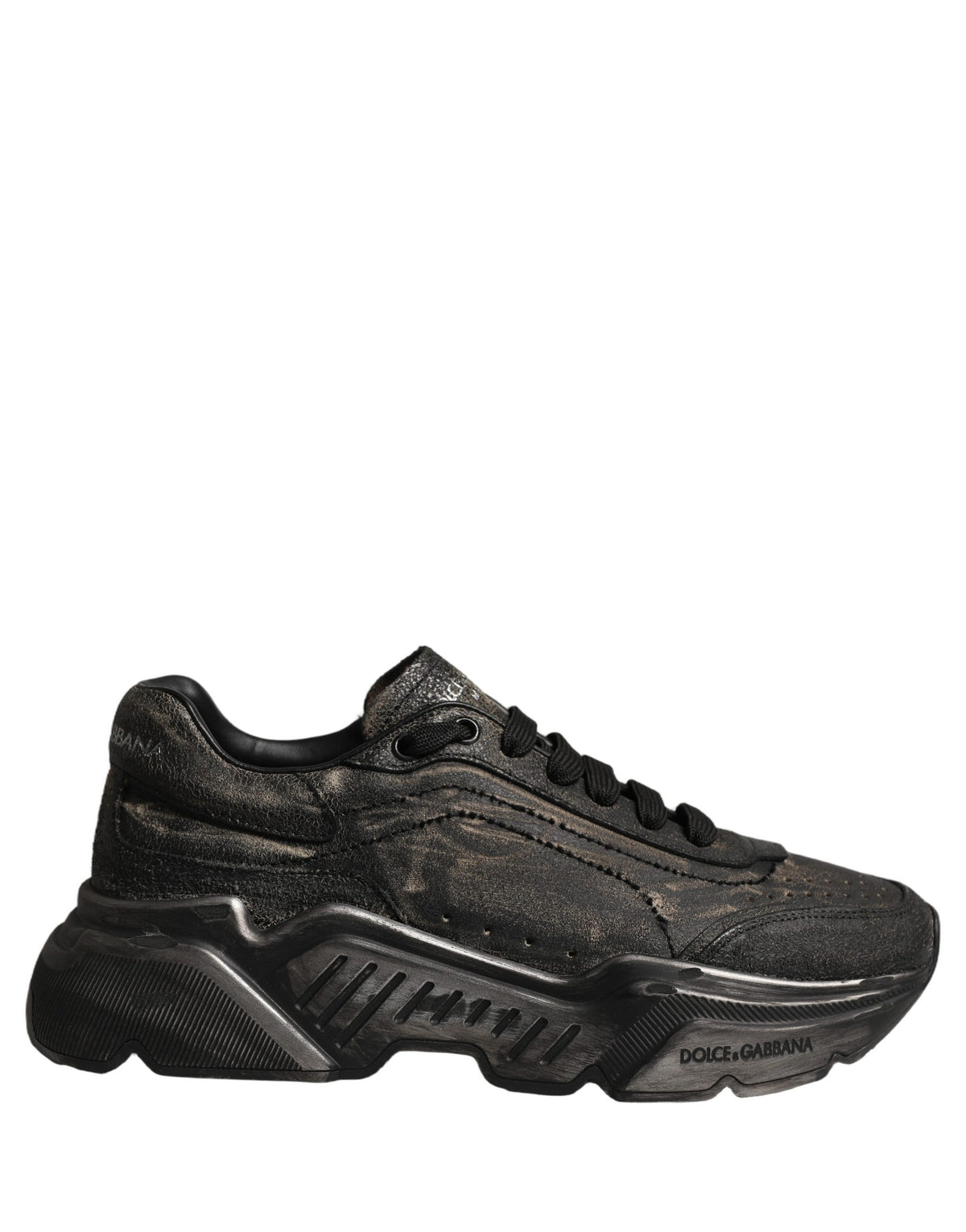 Dolce & Gabbana Black Daymaster Low Top Sneakers Women's Shoes
