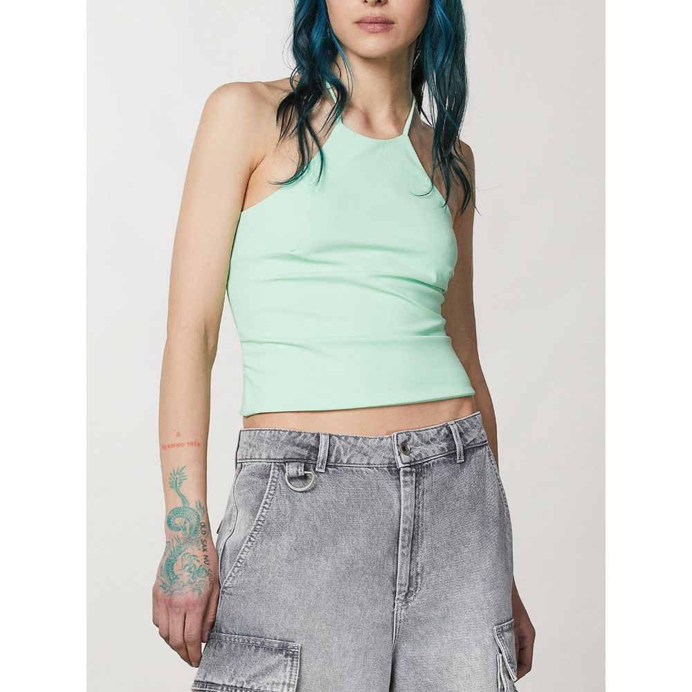 Patrizia Pepe Green Polyamide Women's T-Shirt